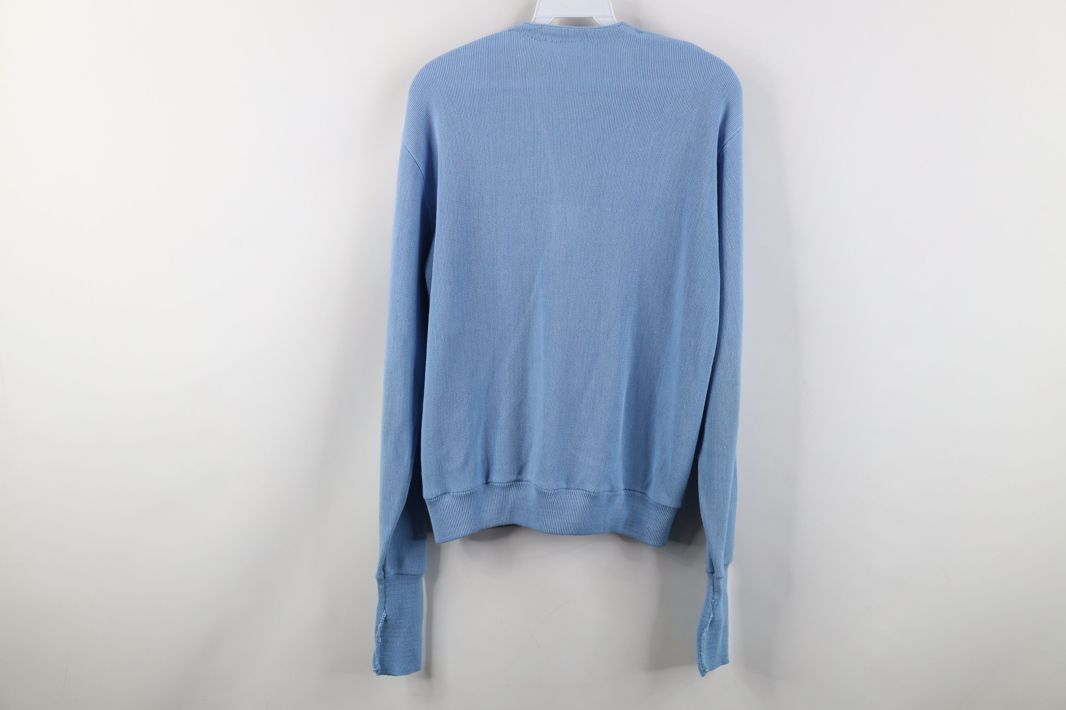 Vintage Vintage 60s 70s Knit Cardigan Sweater Carolina Blue USA Size US S / EU 44-46 / 1 - 12 Thumbnail