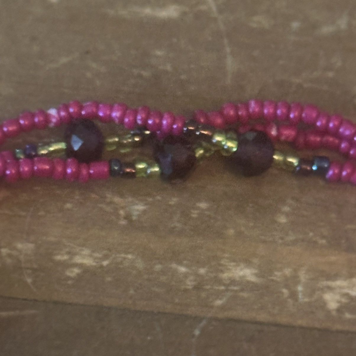 Other Pink multi strand seed bead dream catcher bracelet Size ONE SIZE - 5 Thumbnail