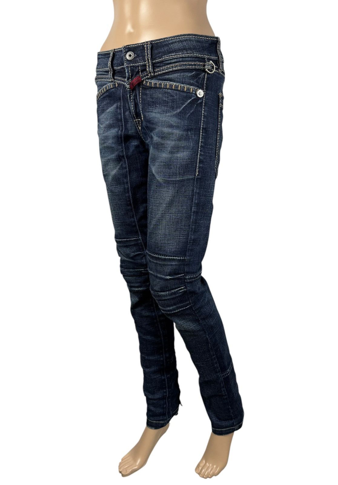 Marithe + Francois Girbaud × Vintage Marithe Francois Girbaud Biker Jeans Vintage size 27 IT42 Size 27" / US 4 / IT 40 - 1 Thumbnail