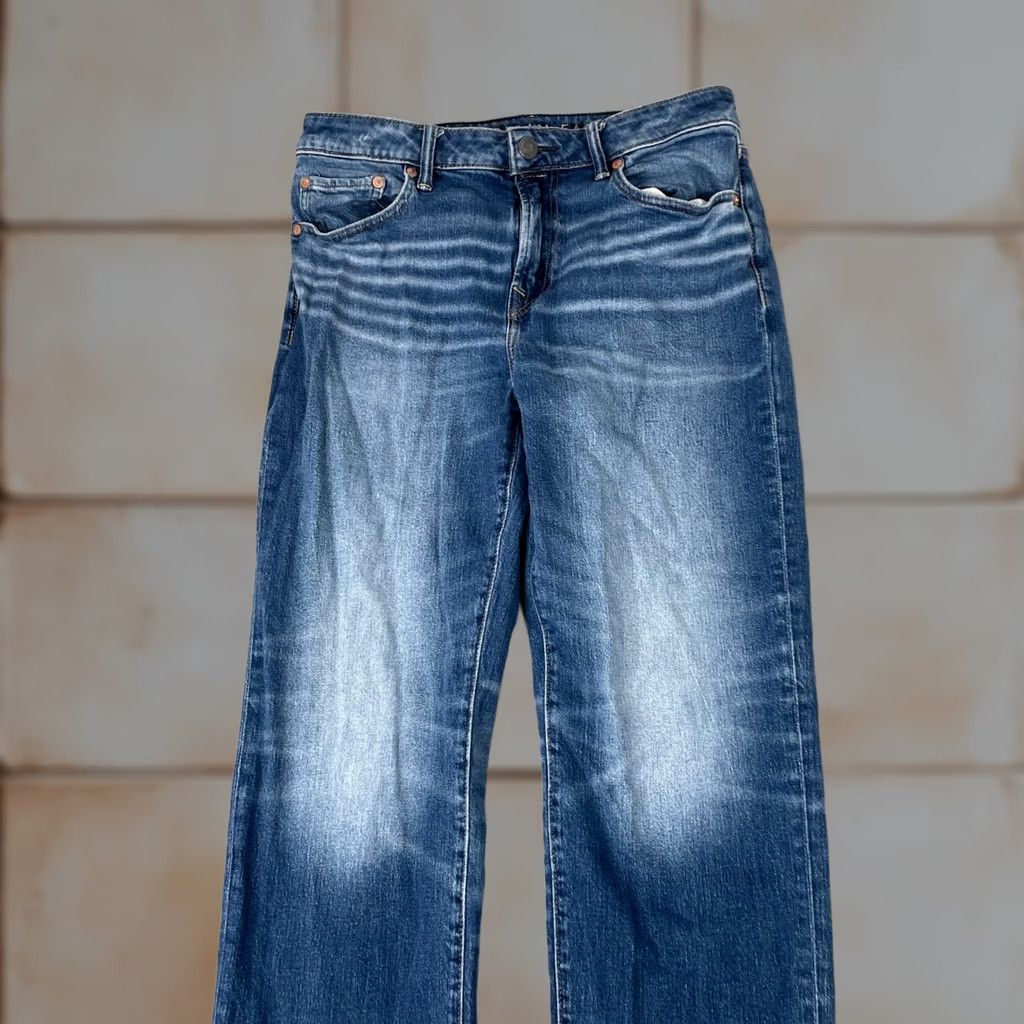 American Eagle Outfitters American Eagle Outfitters Jeans Mens 32x32 Blue Relaxed Straight Denim 5-Pocket Comfort Stretch Button Zip Size US 32 / EU 48 - 1 Thumbnail