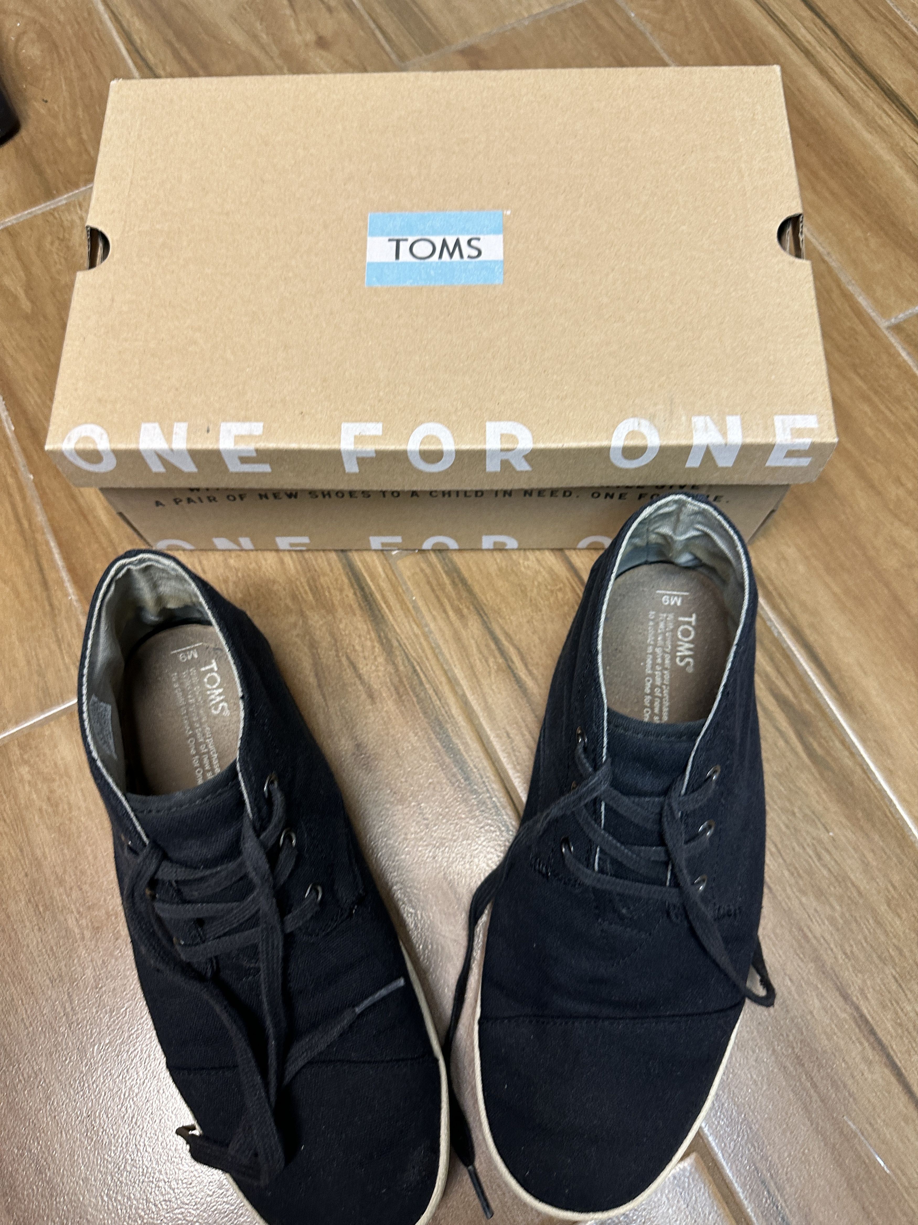 Toms Toms Men's Paseo Mid Canvas High Top Sneakers Size US 9 / EU 42 - 2 Thumbnail