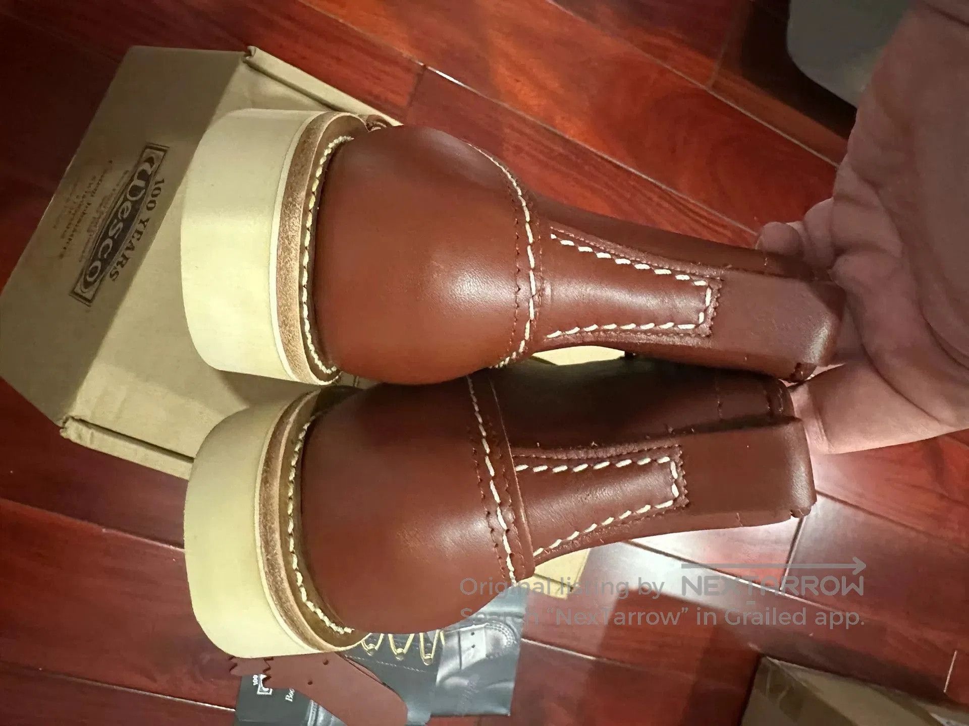 WESCO Wesco 6-Inch White Bottom Boots. Size US 9.5 / EU 42-43 - 5 Thumbnail