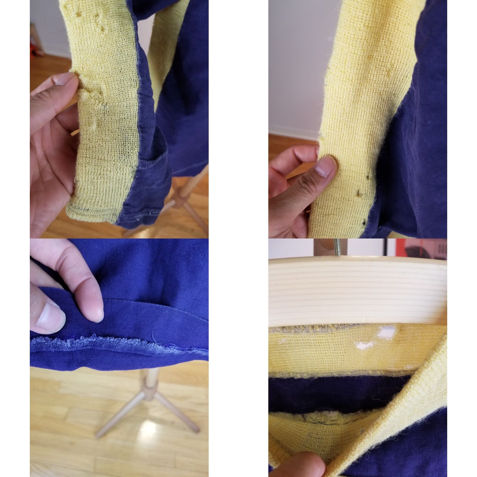 Vintage VINTAGE UNKNOWN SPORT JERSEY WOOL/COTTON SZ MEDIUM Yellow/Blue CROSS CHEST 19 INCH NECK TO CUFF 27 INCH TOP TO BOTTOM 25 INCH Mens Size US M / EU 48-50 / 2 - 8 Thumbnail