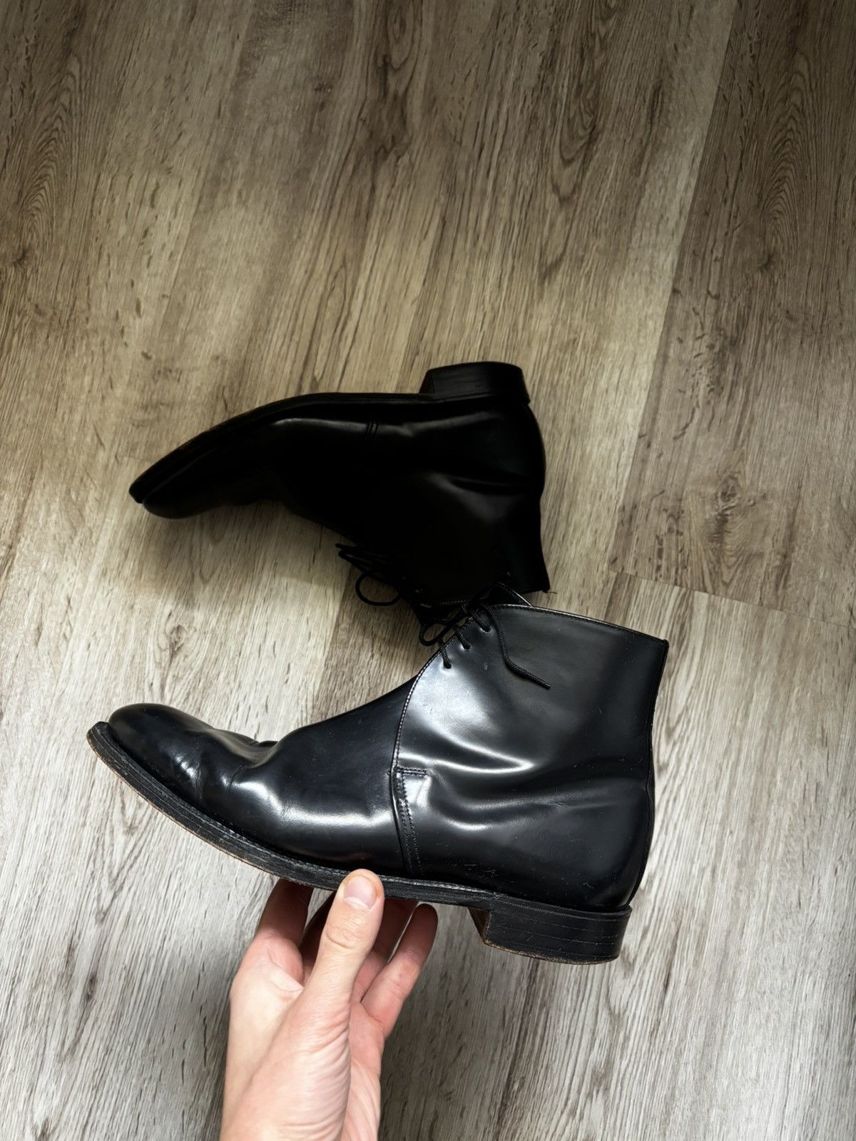 Sanders Sanders George Boots Style 5634 Black Leather Size US 10 / EU 43 - 1 Thumbnail