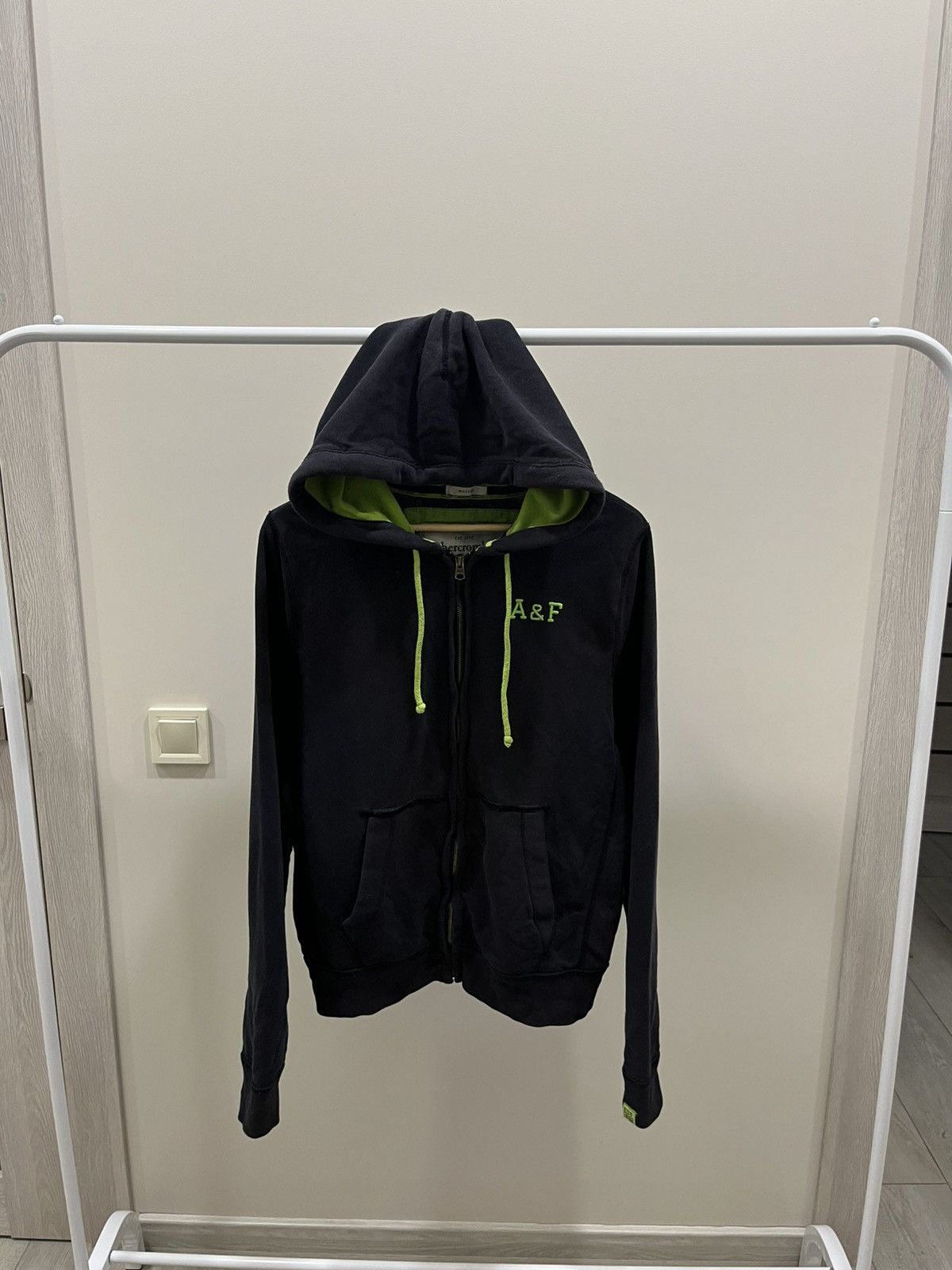 Abercrombie & Fitch Crazy Y2K Faded Thrashed Baggy Abercrombie & Fitch Hoodie L Size US L / EU 52-54 / 3 - 1 Thumbnail