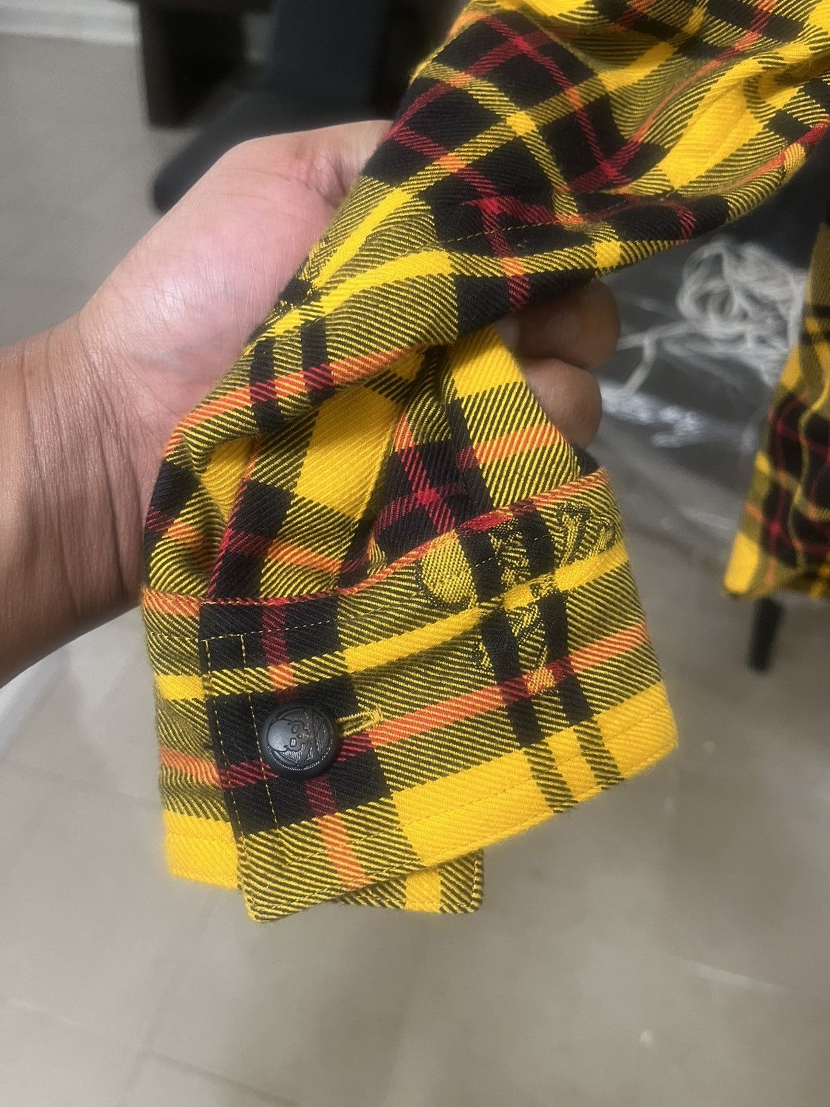 Mastermind Japan Mastermind Japan Plaid Shirt With Hood Sz M Size US M / EU 48-50 / 2 - 5 Thumbnail