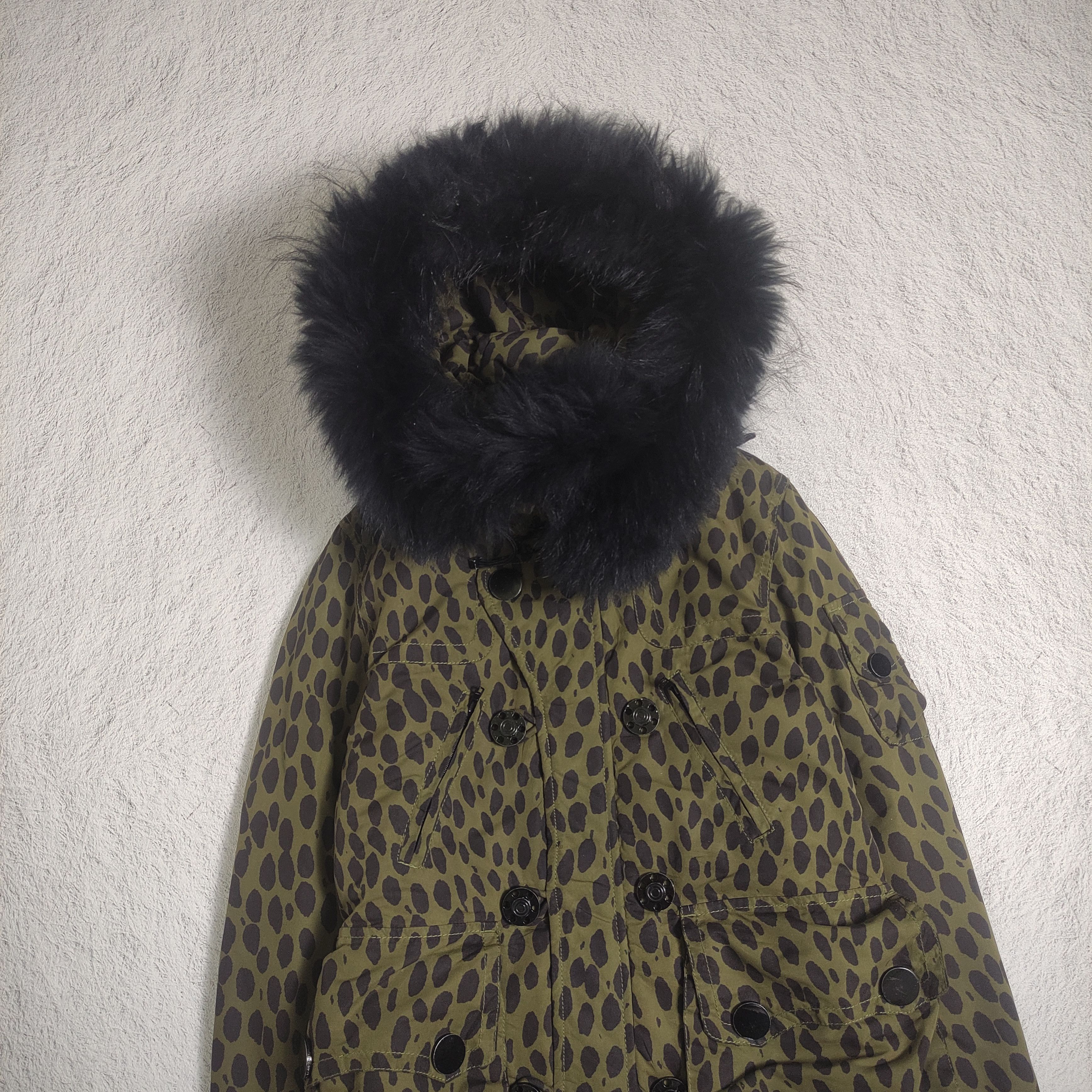 If Six Was Nine × KMRii × Le Grande Bleu (L.G.B.) Sly Fur Raccoon Jacket Loepard Japanese Brand Size US M / EU 48-50 / 2 - 5 Thumbnail