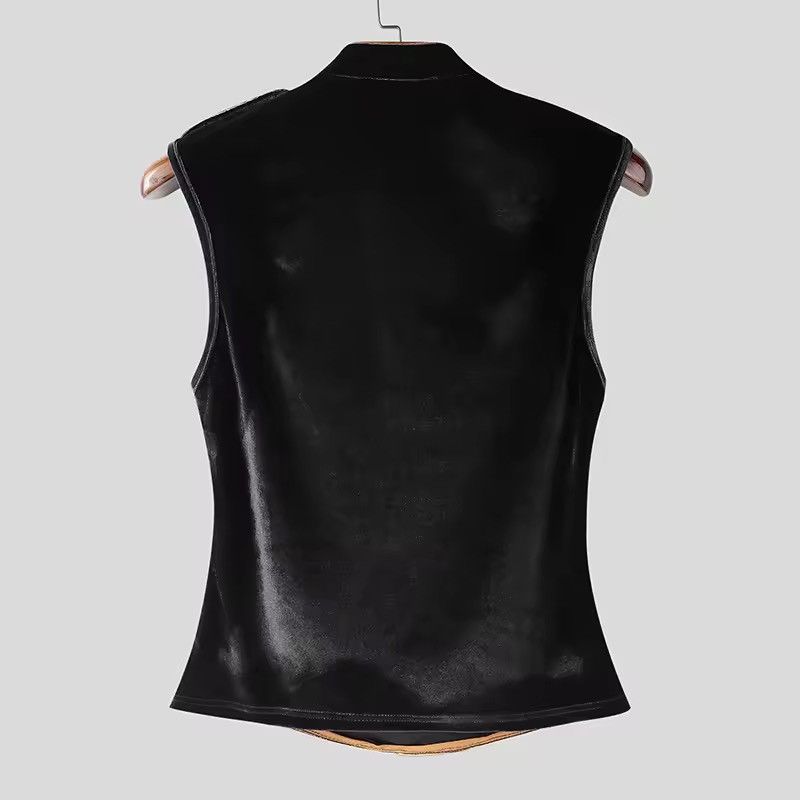 Japanese Brand Japanese Retro Vintage Collar Sleeveless Streetwear Top Size US XL / EU 56 / 4 - 3 Thumbnail