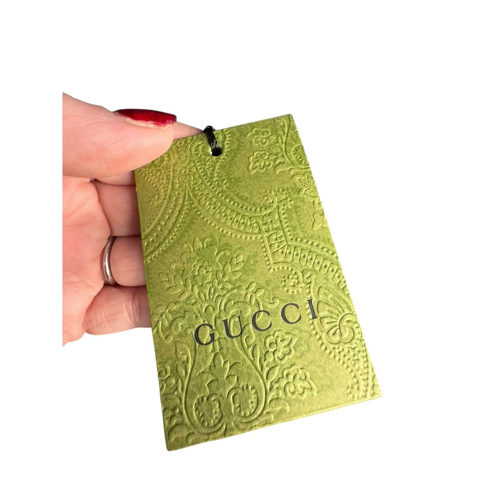 Gucci Gucci Nikky Wool GG Monogram Web Stripe Scarf in Grey Size ONE SIZE - 9 Thumbnail