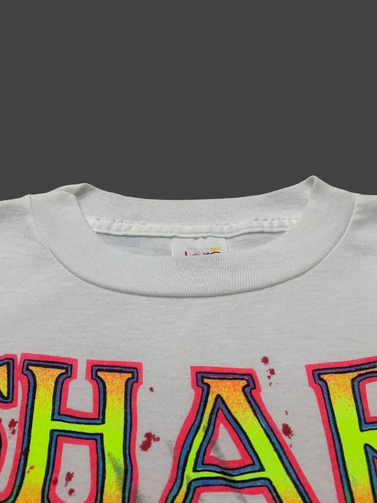 Vintage 80s Vintage Shark Attack 3D Bite Art Single Stitch Tees Size US M / EU 48-50 / 2 - 7 Thumbnail
