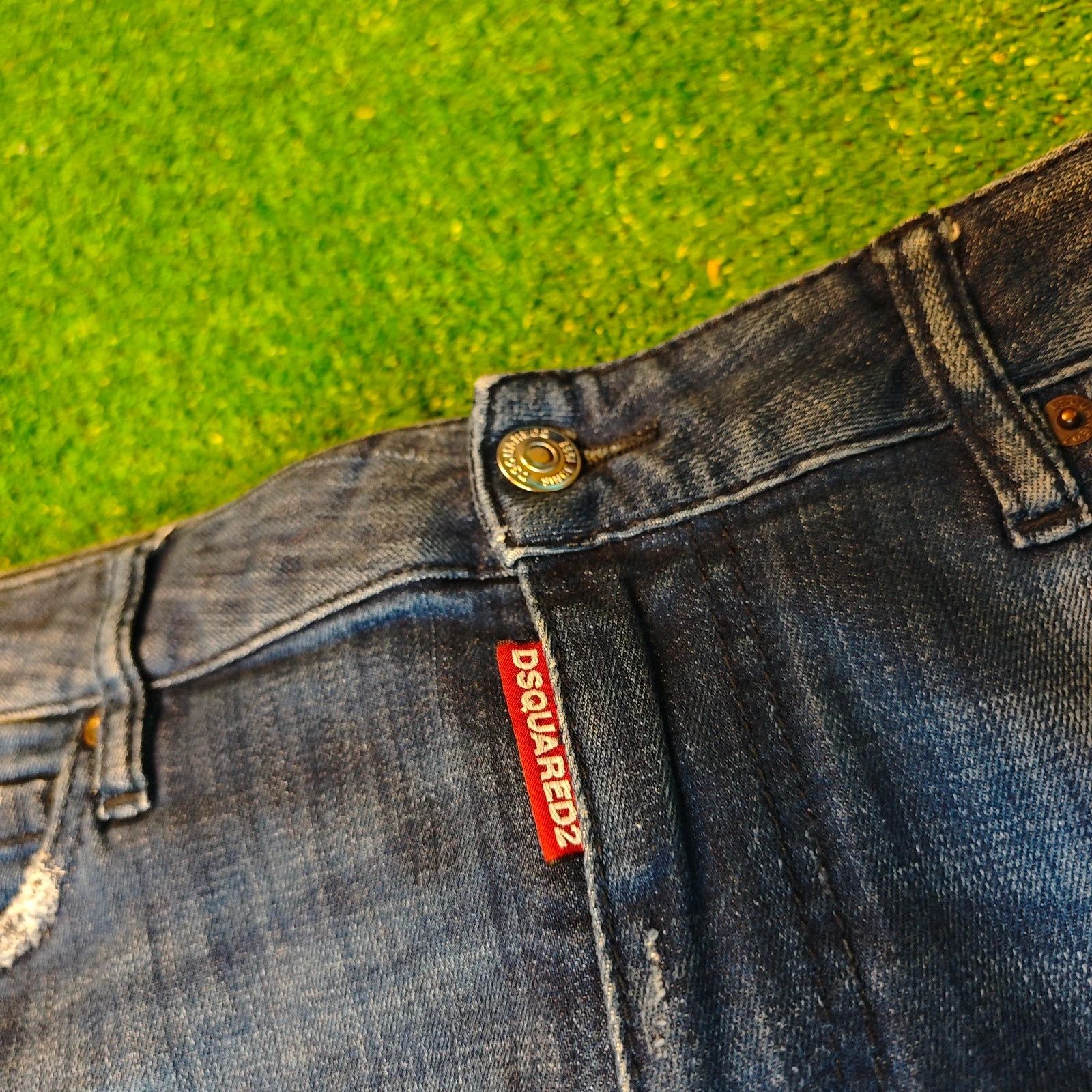 Dsquared2 Dsquared Jeans Womens 42 (30') blue ankle zip slim skinny Size 30" / US 8 / IT 44 - 6 Thumbnail