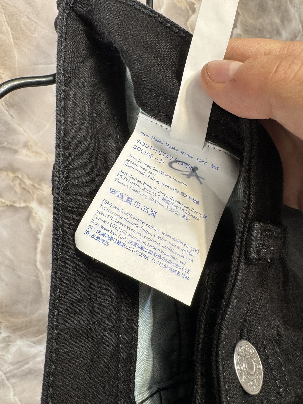 Acne Studios Acne Studios South Stay Black Skini Jeans Size 27" / US 4 / IT 40 - 8 Thumbnail