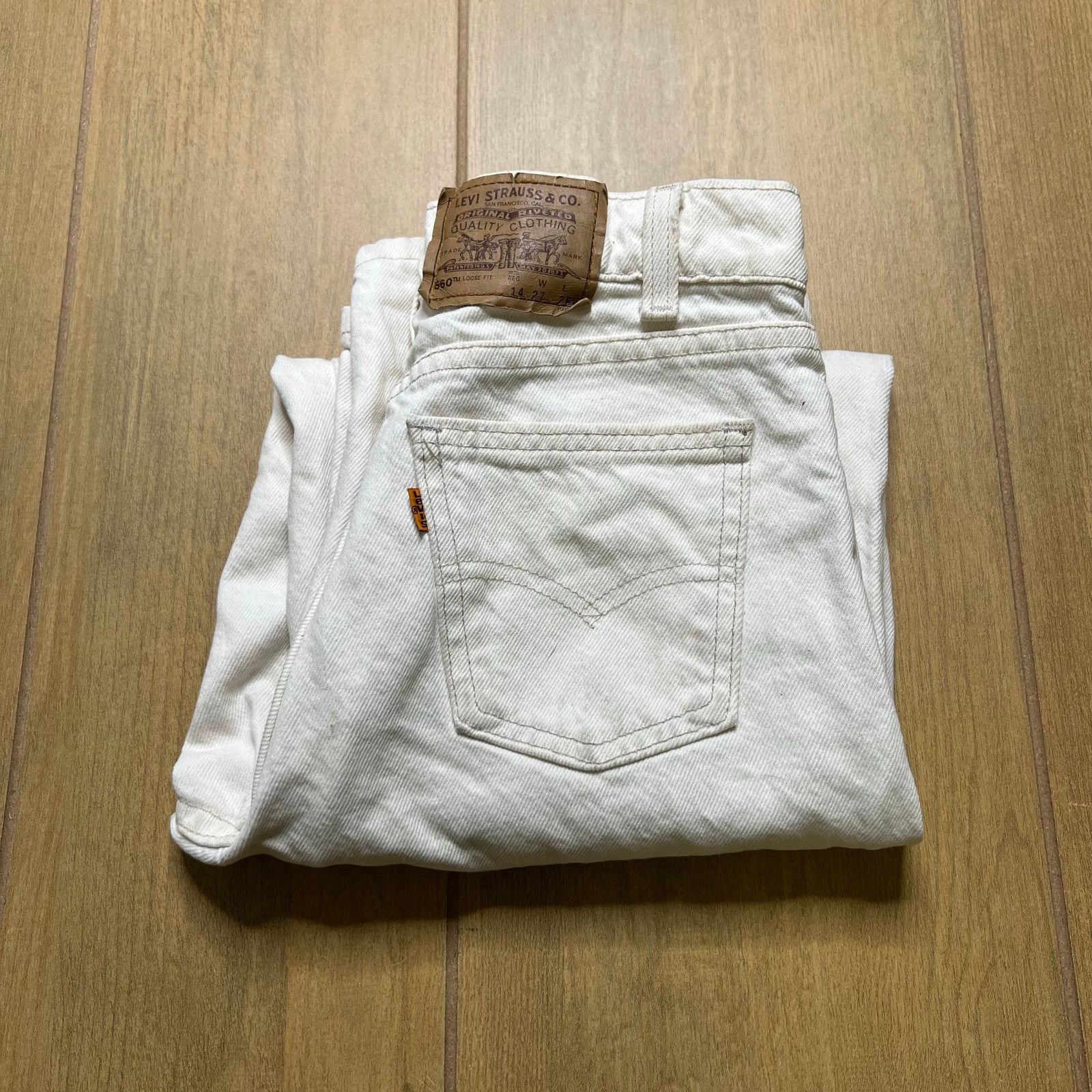 Levi's Vintage Levi’s 90s 560 Loose Fit Jeans Youth 14 USA 26x25 Size 26" / US 2 / IT 38 - 1 Thumbnail