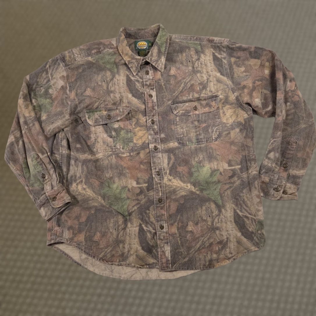 Vintage Cabela's Shirt Mens XL Tall Advantage Timber Camo Flannel Hunting Outdoor Size US XL / EU 56 / 4 - 1 Thumbnail