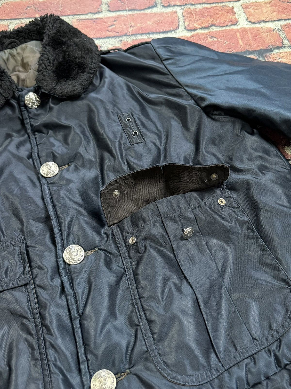 Other Vintage Gerber The Original Car-Duty Jacket Lined Fur Collar Size US L / EU 52-54 / 3 - 8 Thumbnail