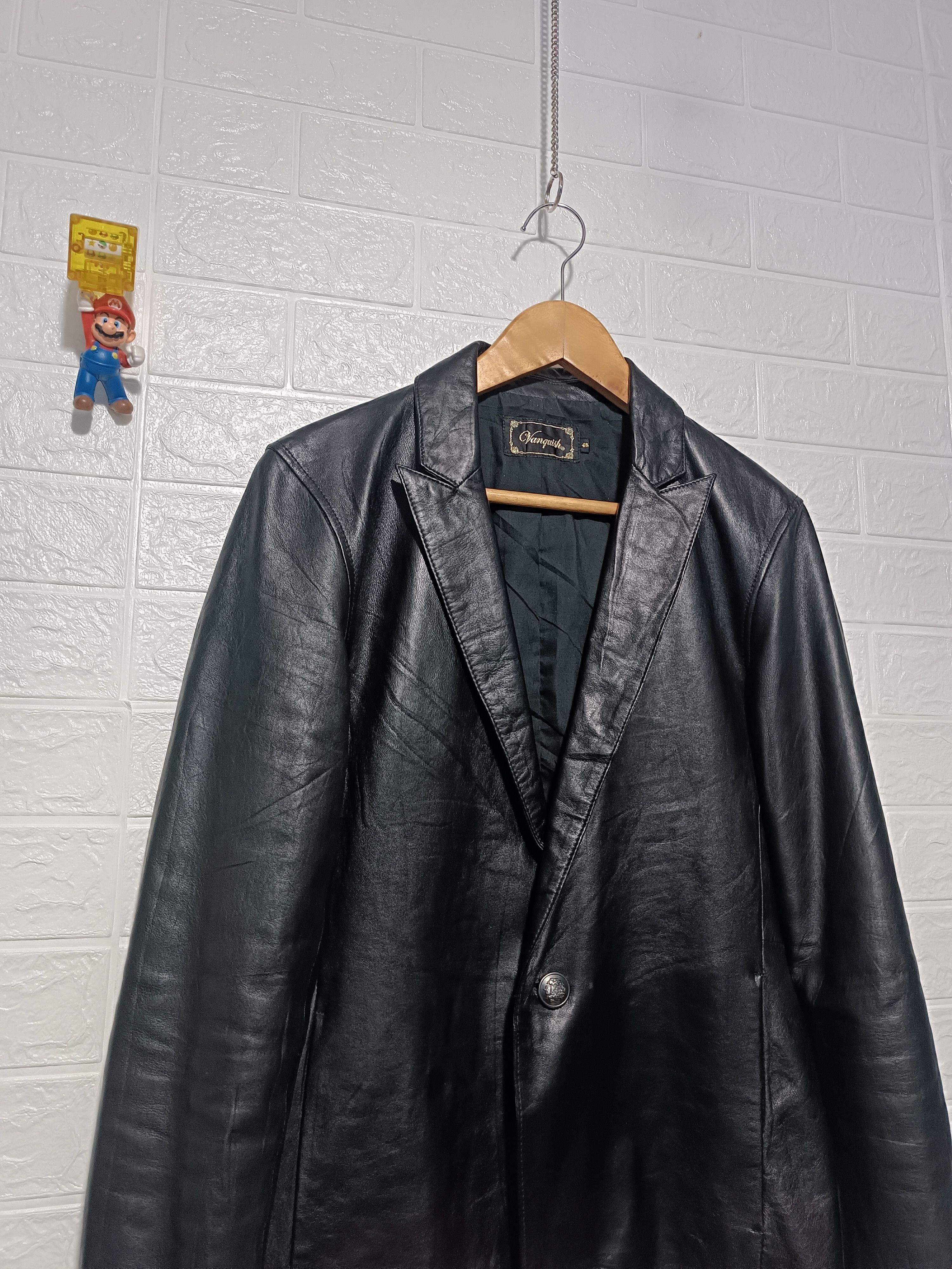 Vanquish Vanquish Sheepskin Leather Blazer Size US M / EU 48-50 / 2 - 3 Thumbnail