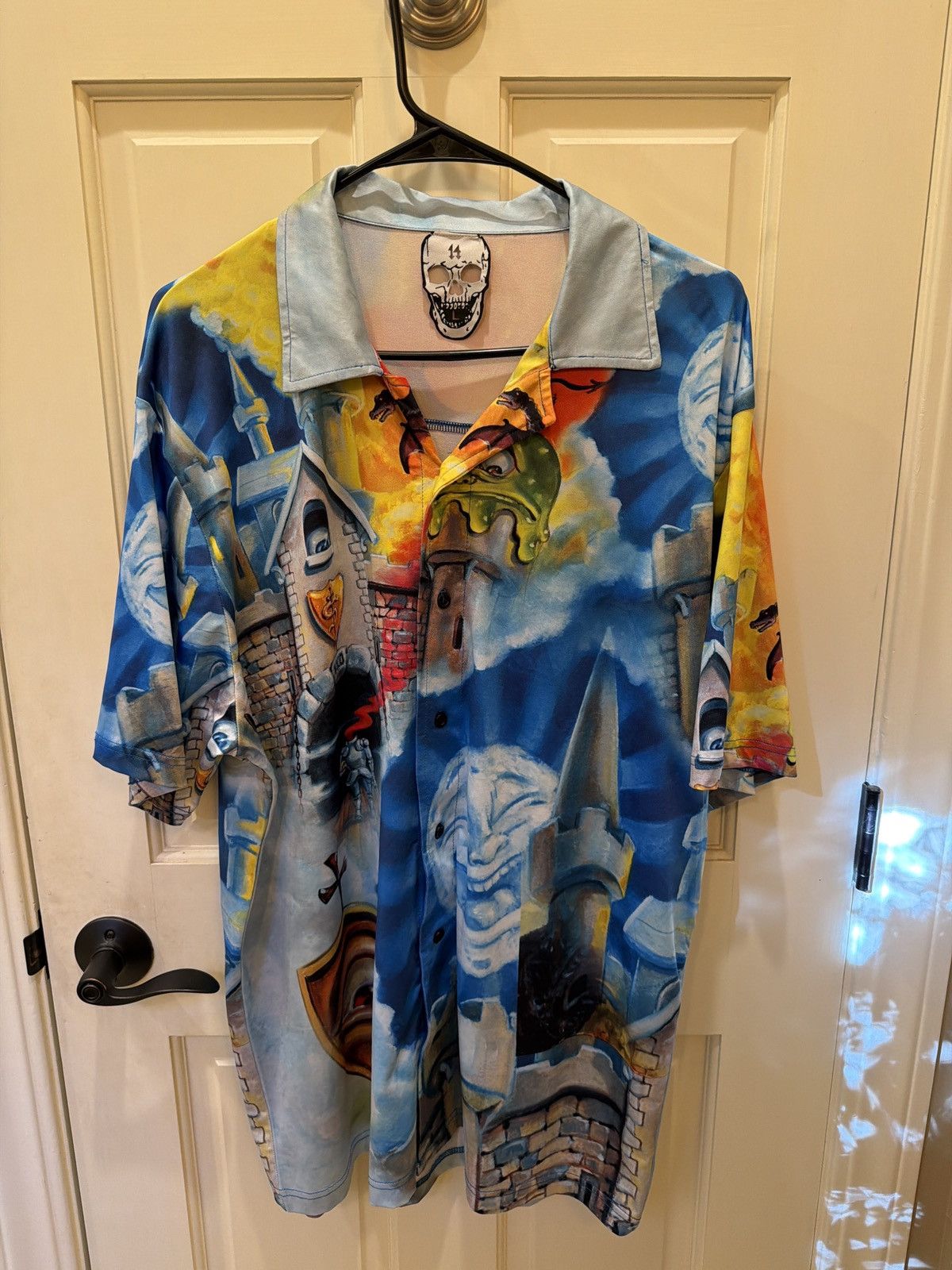 Trippie Redd Trippie Redd Short Sleeve Button Up Knight Tour NEW Size US L / EU 52-54 / 3 - 1 Thumbnail