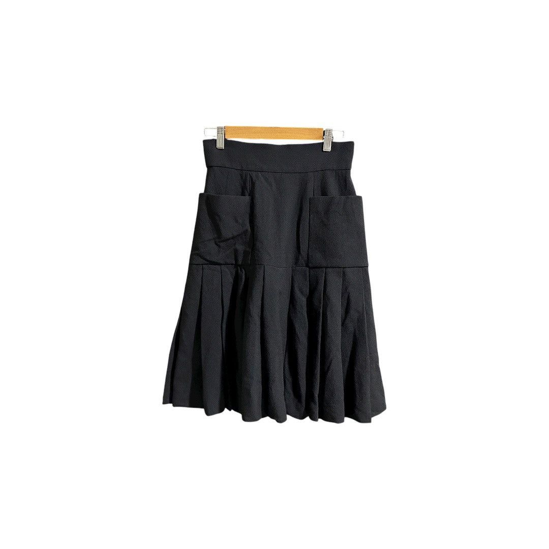 Chanel 🔥Archived Vintage Chanel Wool Pleated Skirt 1990 Karl Era Size 27" / US 4 / IT 40 - 2 Thumbnail