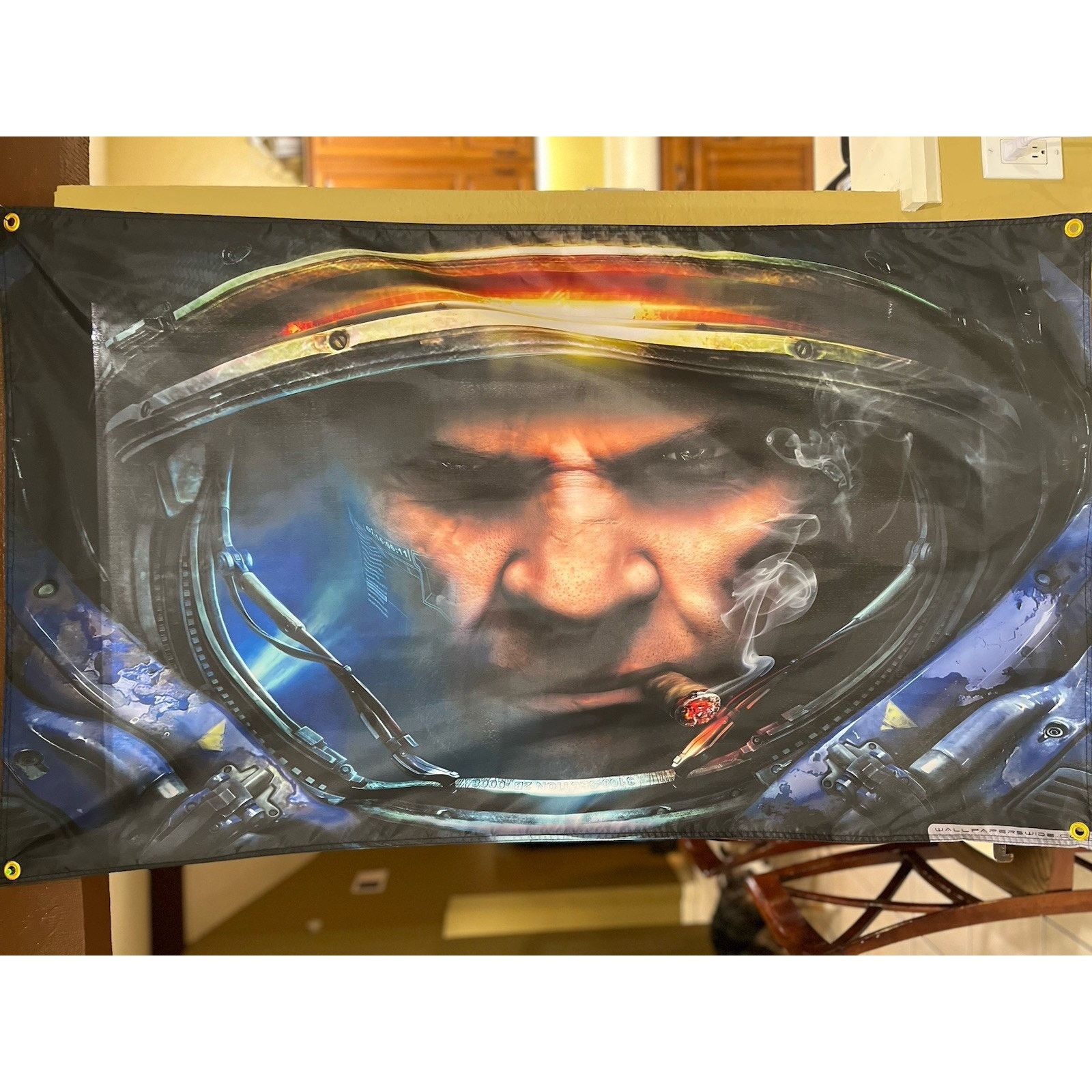 Nintendo Starcraft II 2 5ft Flag PC 1998 Blizzard Banner Poster RTS Size ONE SIZE - 1 Thumbnail