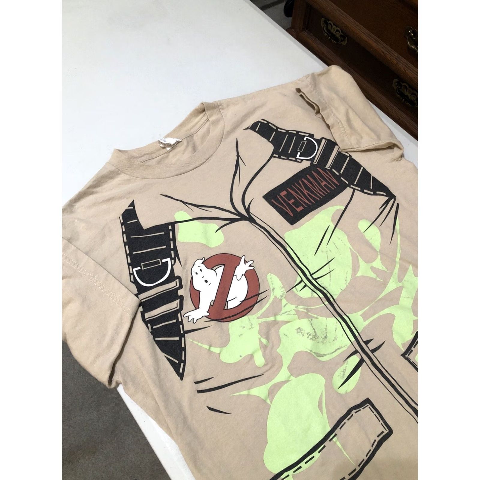 Vintage VINTAGE Ghostbusters Venkman Bill Murray T-Shirt Large Beige Cotton Glow in the Dark Mens Classic Size US L / EU 52-54 / 3 - 3 Thumbnail