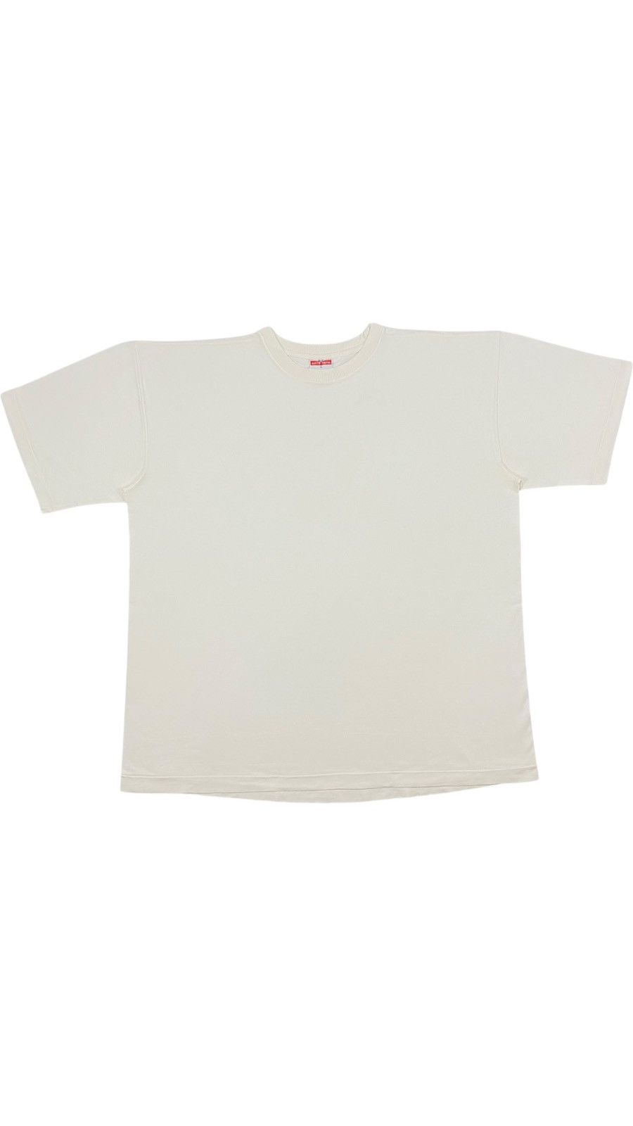 Vintage LASTDROP🔥 90s Single Stitch Basic White Blank DettoFatto USA Size US XL / EU 56 / 4 - 1 Thumbnail