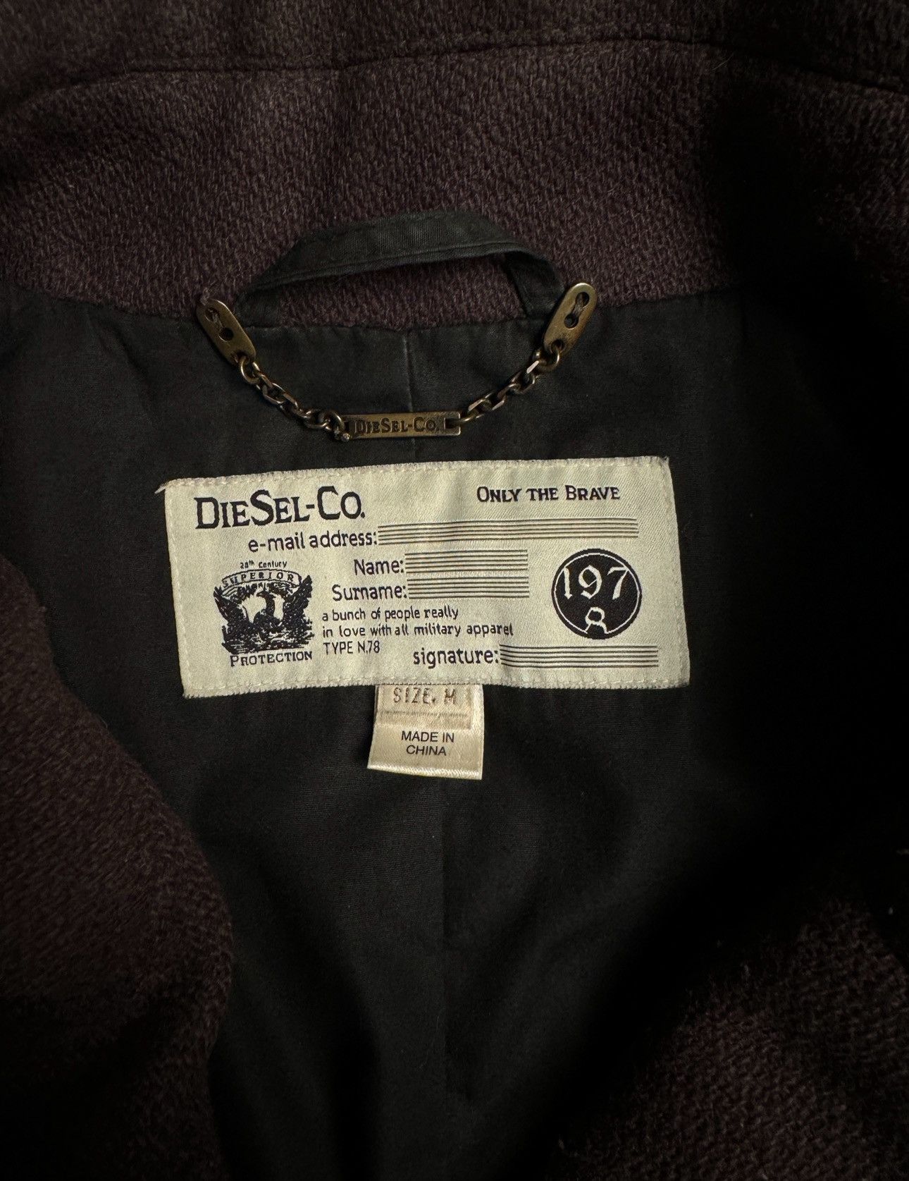 Diesel VINTAGE DIESEL WOOL COAT Size US M / EU 48-50 / 2 - 2 Thumbnail