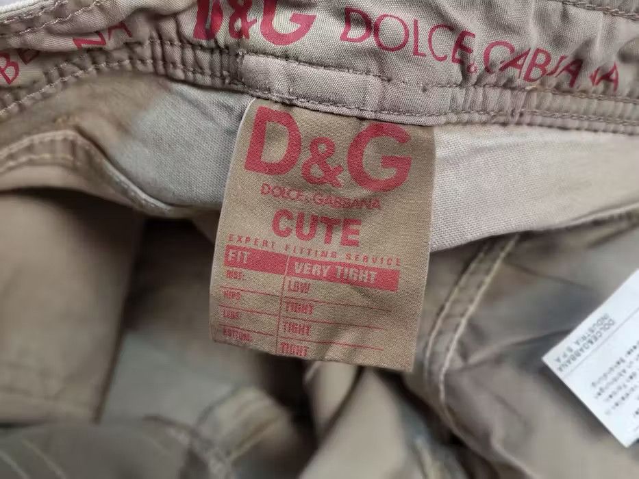 Dolce & Gabbana Vintage 90's Dolce & Gabbana amazing Beige denim tight Jeans Size 30" / US 8 / IT 44 - 7 Thumbnail