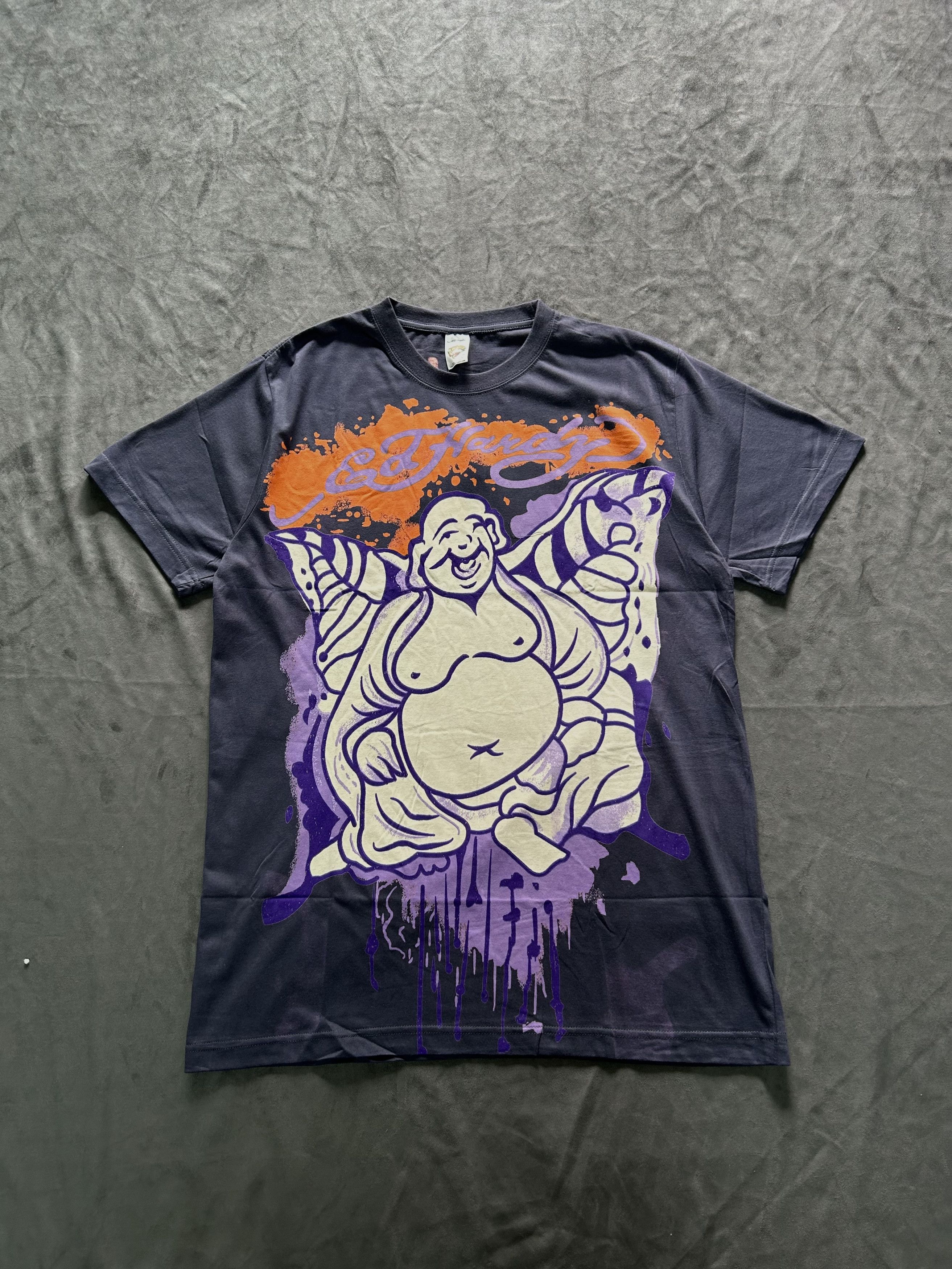 Ed Hardy Rare Vintage Ed Hardy Christian Audigier Buddha T-Shirt M Size US M / EU 48-50 / 2 - 1 Thumbnail
