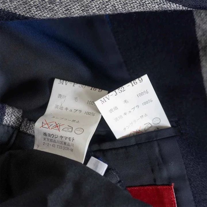 Yohji Yamamoto Yohji Yamamoto 1990s Wool Striped Suit Set by Yohji Yamamo Size US 32 / EU 48 - 7 Thumbnail