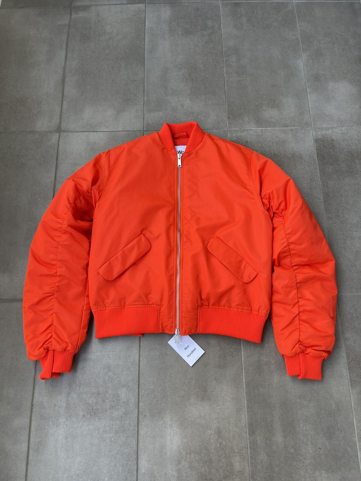 Acne Studios !DS! SS23 Won Hundred Reykjavik M Red Bomber Jacket Size US L / EU 52-54 / 3 - 2 Thumbnail