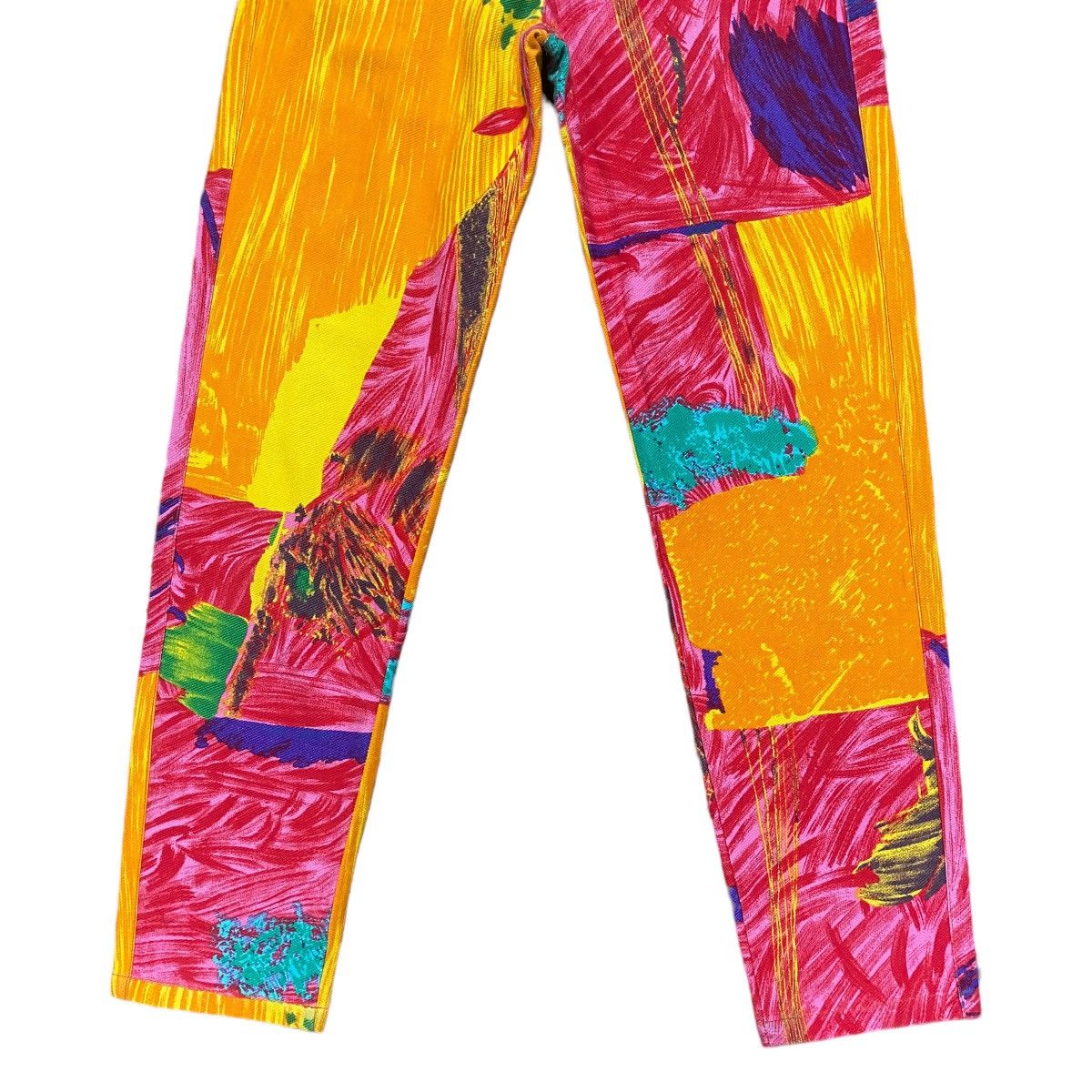 Issey Miyake Archive Issey Miyake Multi Colour Artisanal Painter Jeans Size 24" / US 00 / IT 34 - 6 Thumbnail