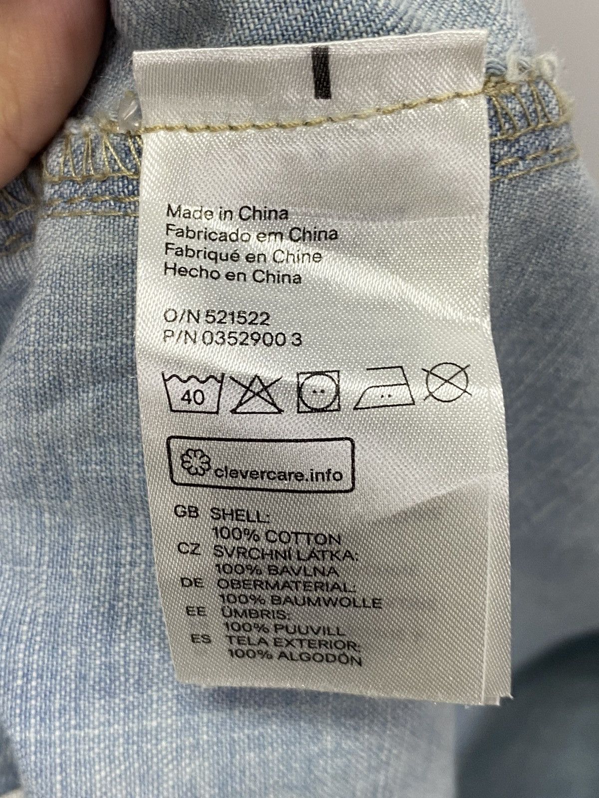 H&M H&M denim button up Size US S / EU 44-46 / 1 - 12 Thumbnail