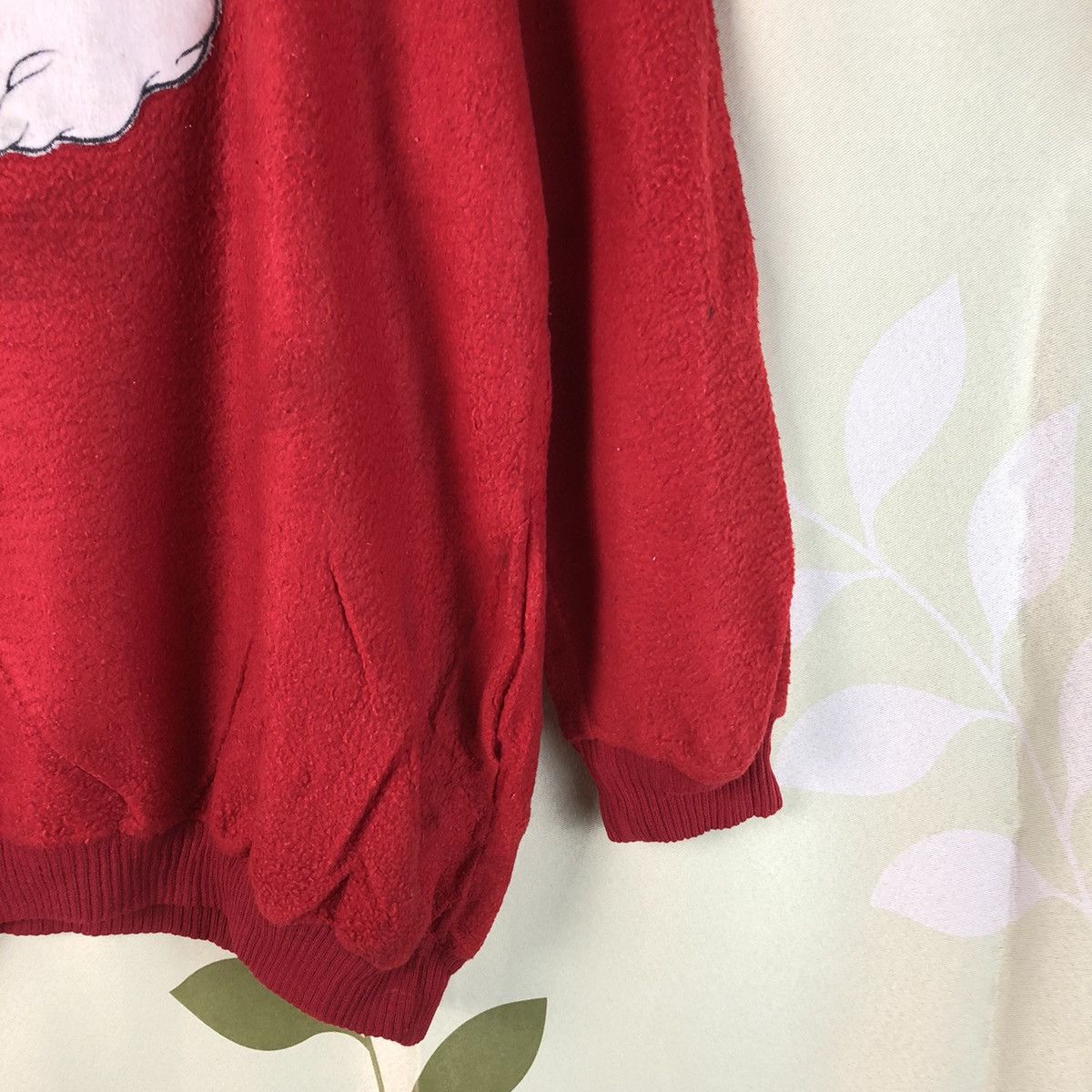 Japanese Brand Happy Day cat Red Sweathshirt #7442 Size L / US 10 / IT 46 - 8 Thumbnail
