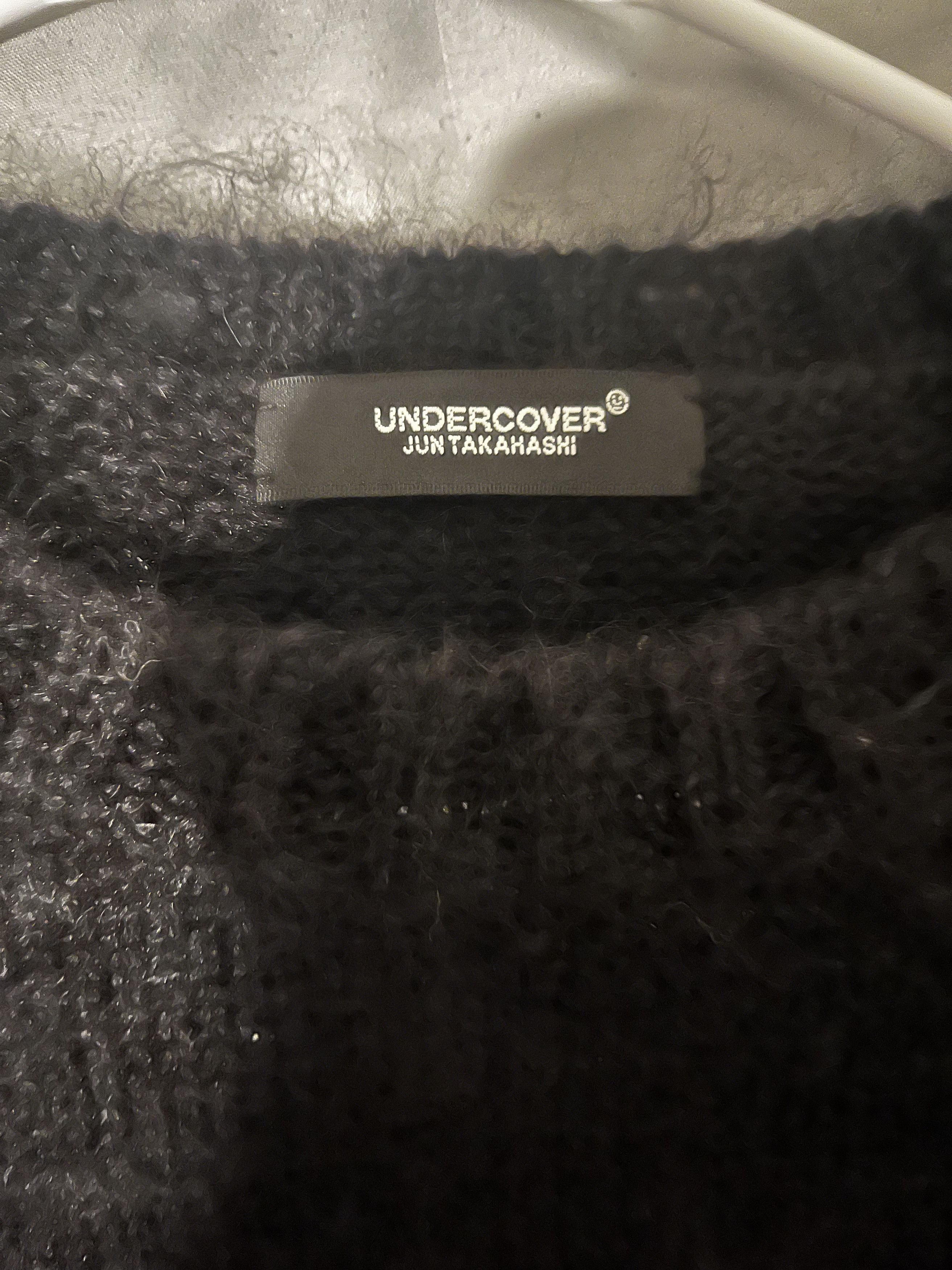 Japanese Brand × Jun Takahashi × Undercover Undercover Jun Takahasi Distressed Sweater Black Size US M / EU 48-50 / 2 - 5 Thumbnail