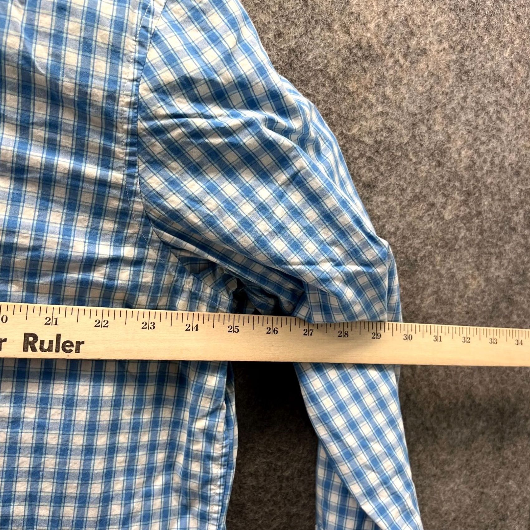 Vineyard Vines Vineyard Vines Shirt Men XL Blue Gingham Button-Down Collar Long Sleeve Size US XL / EU 56 / 4 - 6 Thumbnail