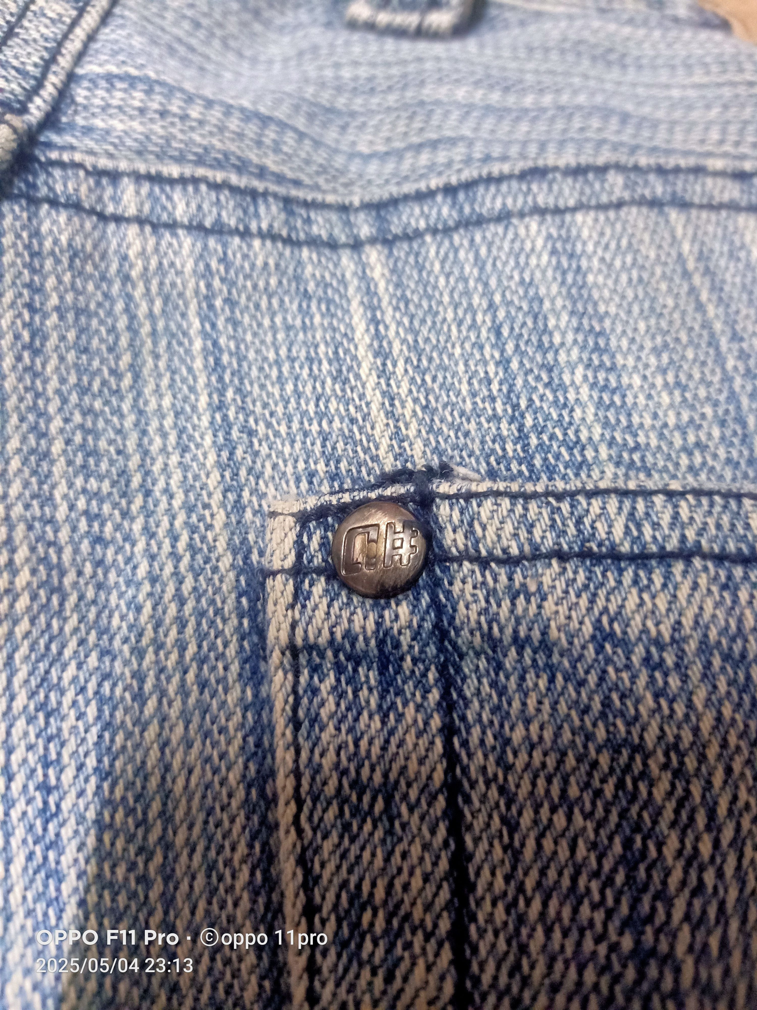Alphanumeric × If Six Was Nine Vintage Alphanumeric Flare Denim Hickory Denim Size US 34 / EU 50 - 6 Thumbnail