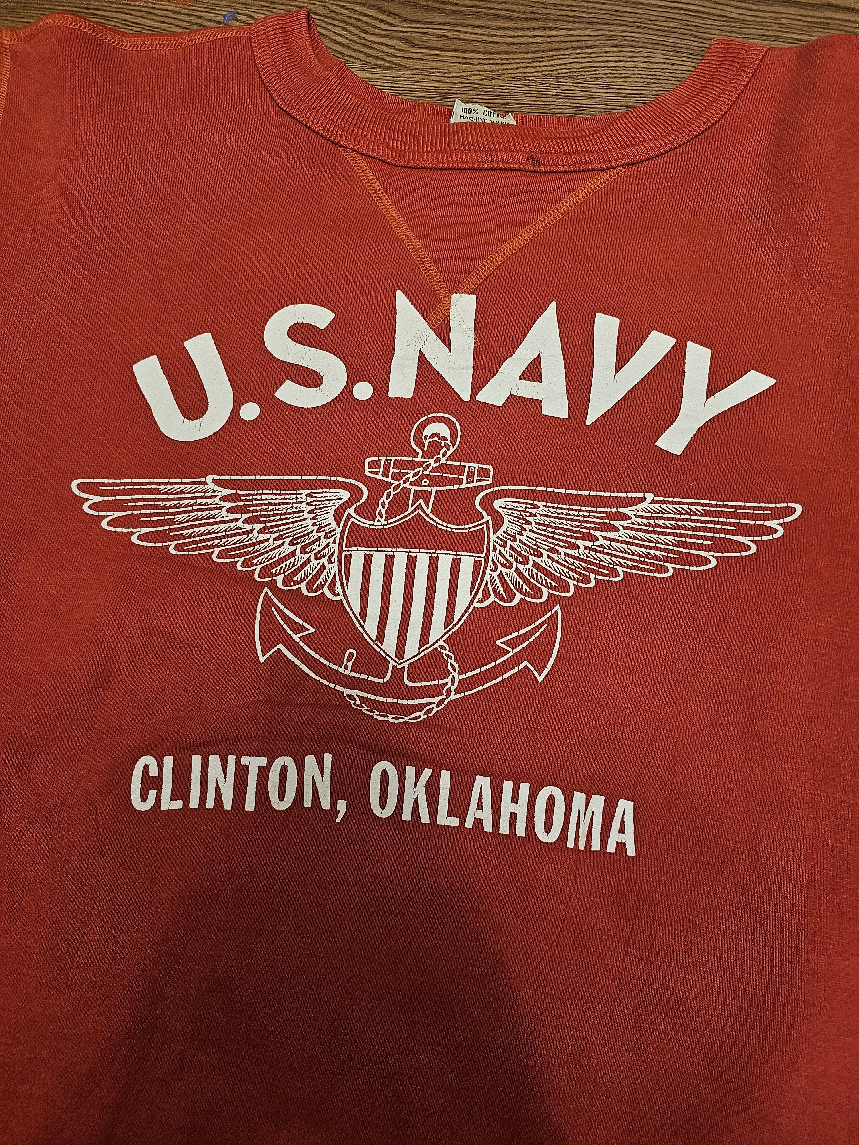 Buzz Rickson's Vintage Buzz Ricksons US NAVY Loopwheeler Crewneck Size US M / EU 48-50 / 2 - 5 Thumbnail