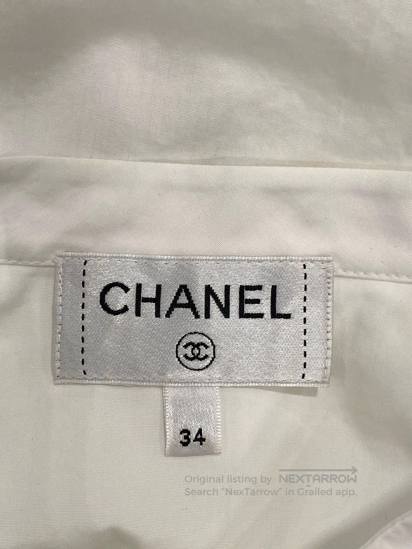 Chanel Chanel 2020 Equestrian White Short Shirt. Size US XS / EU 42 / 0 - 3 Thumbnail