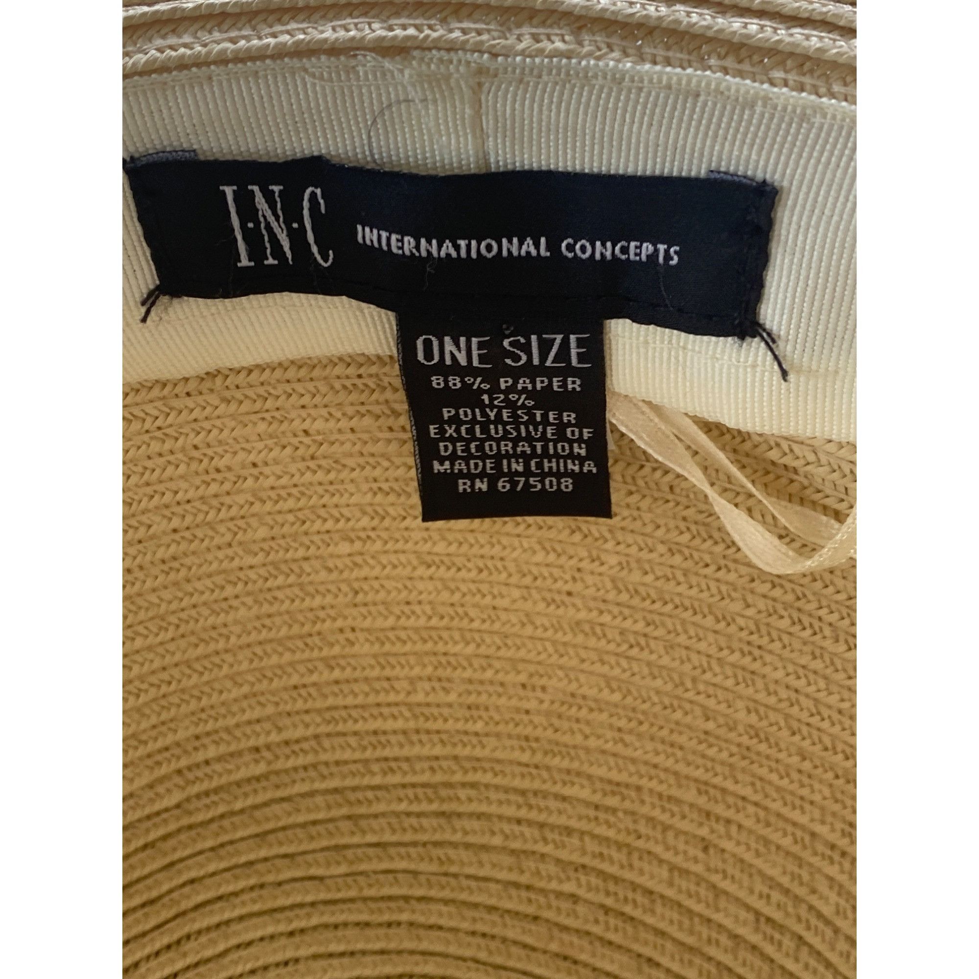 Other NWOT INC International Concepts Pom-Pom Floppy Hat Natural O Size ONE SIZE - 10 Thumbnail