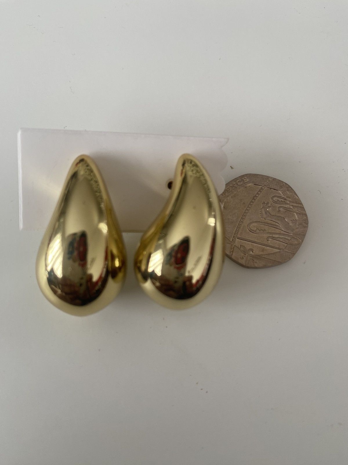 Other Gold Teardrop Earrings Size ONE SIZE - 1 Thumbnail