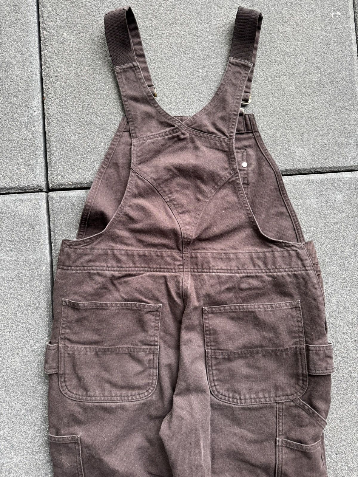 Carhartt CRAZY CARHARTT BRN INSULATED OVERALLS Size US 34 / EU 50 - 5 Thumbnail