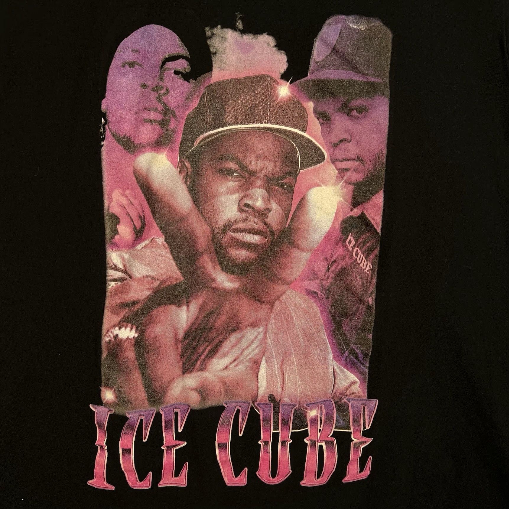 Vintage Ice Cube Tour Promo T-Shirt Adult Small Black Mens Shirt Size US S / EU 44-46 / 1 - 5 Thumbnail