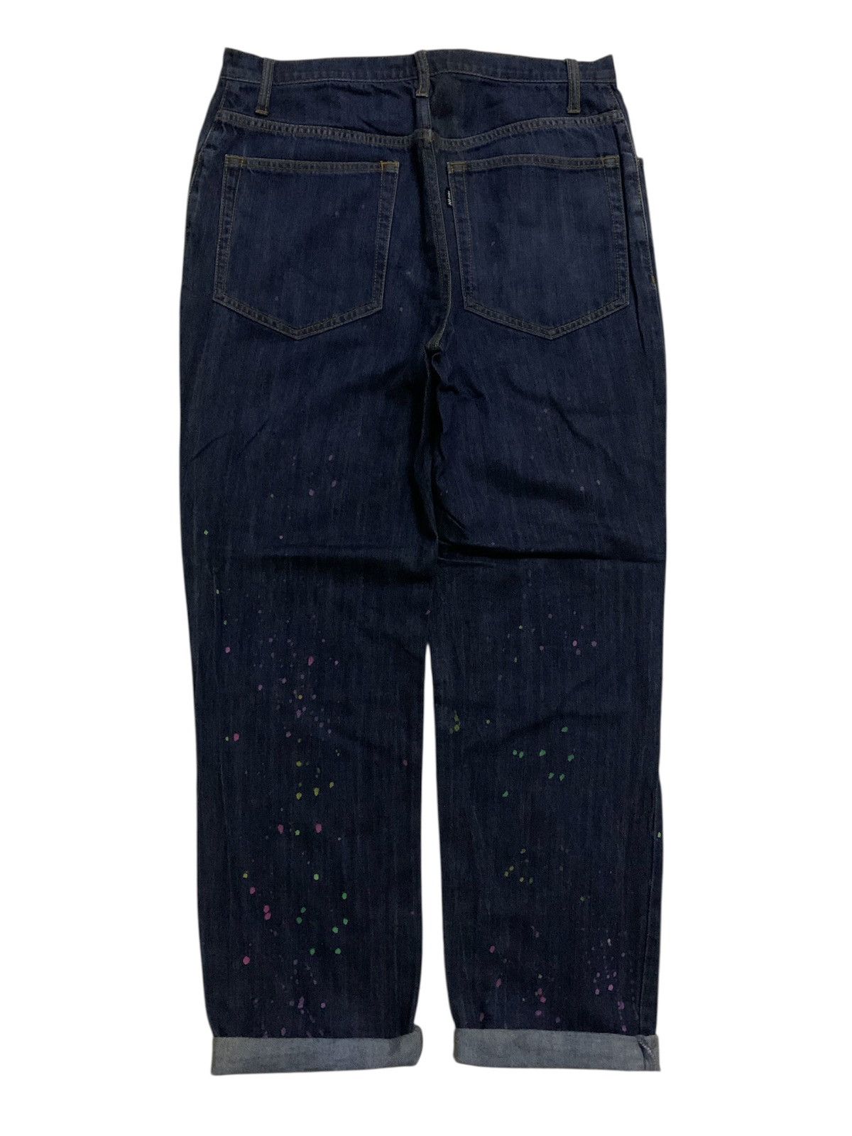 Issey Miyake 💥Final💥Issey Miyake Indigo Dye Painted Denim Size US 32 / EU 48 - 3 Thumbnail