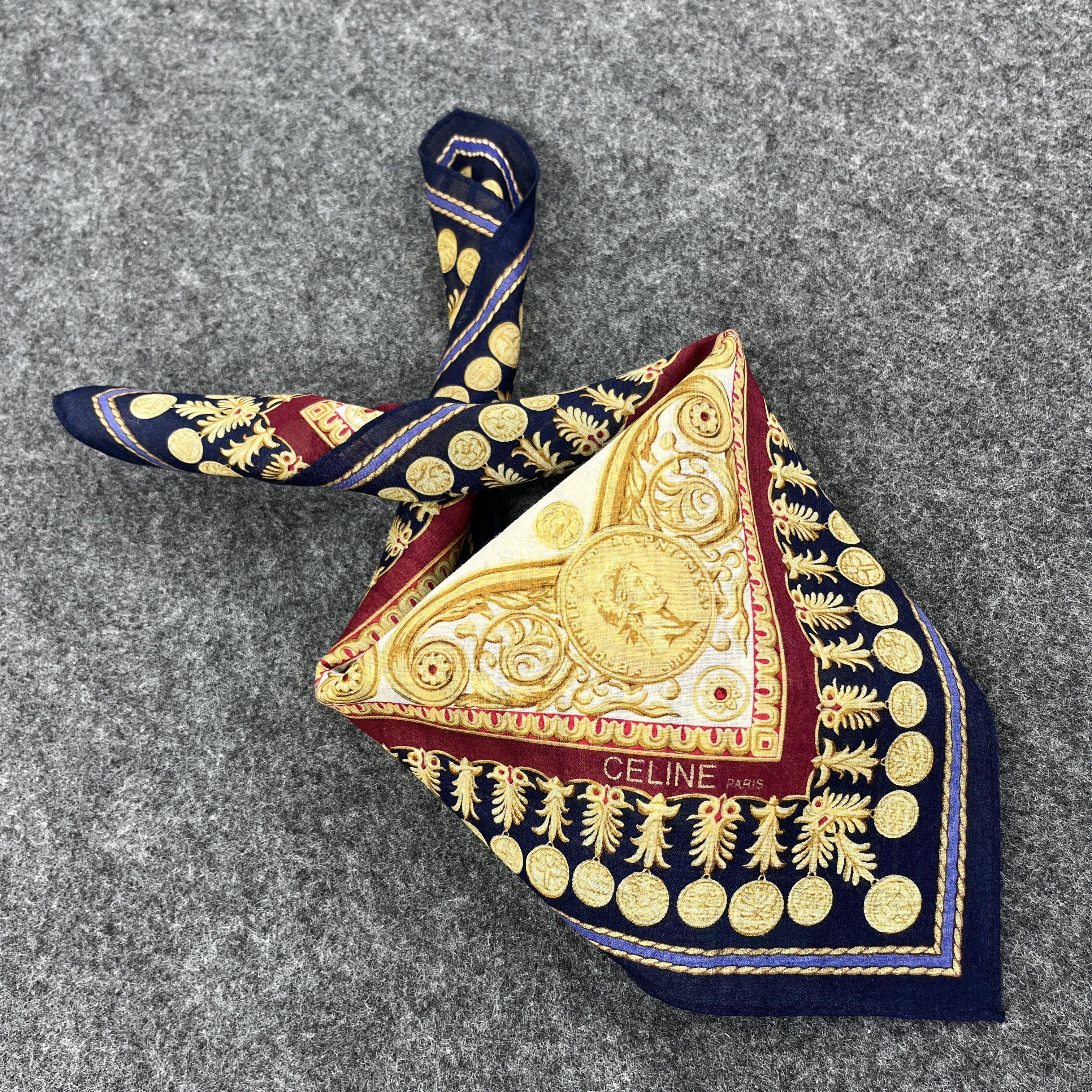 Vintage Vintage CelinE Handkerchief / Bandana / Neckerchief B172 Size ONE SIZE - 11 Thumbnail
