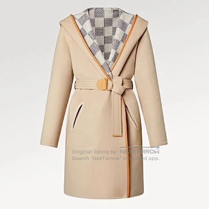 Louis Vuitton Lv Beige Long Coat with Belt. Size US XXS / EU 40 - 1 Thumbnail