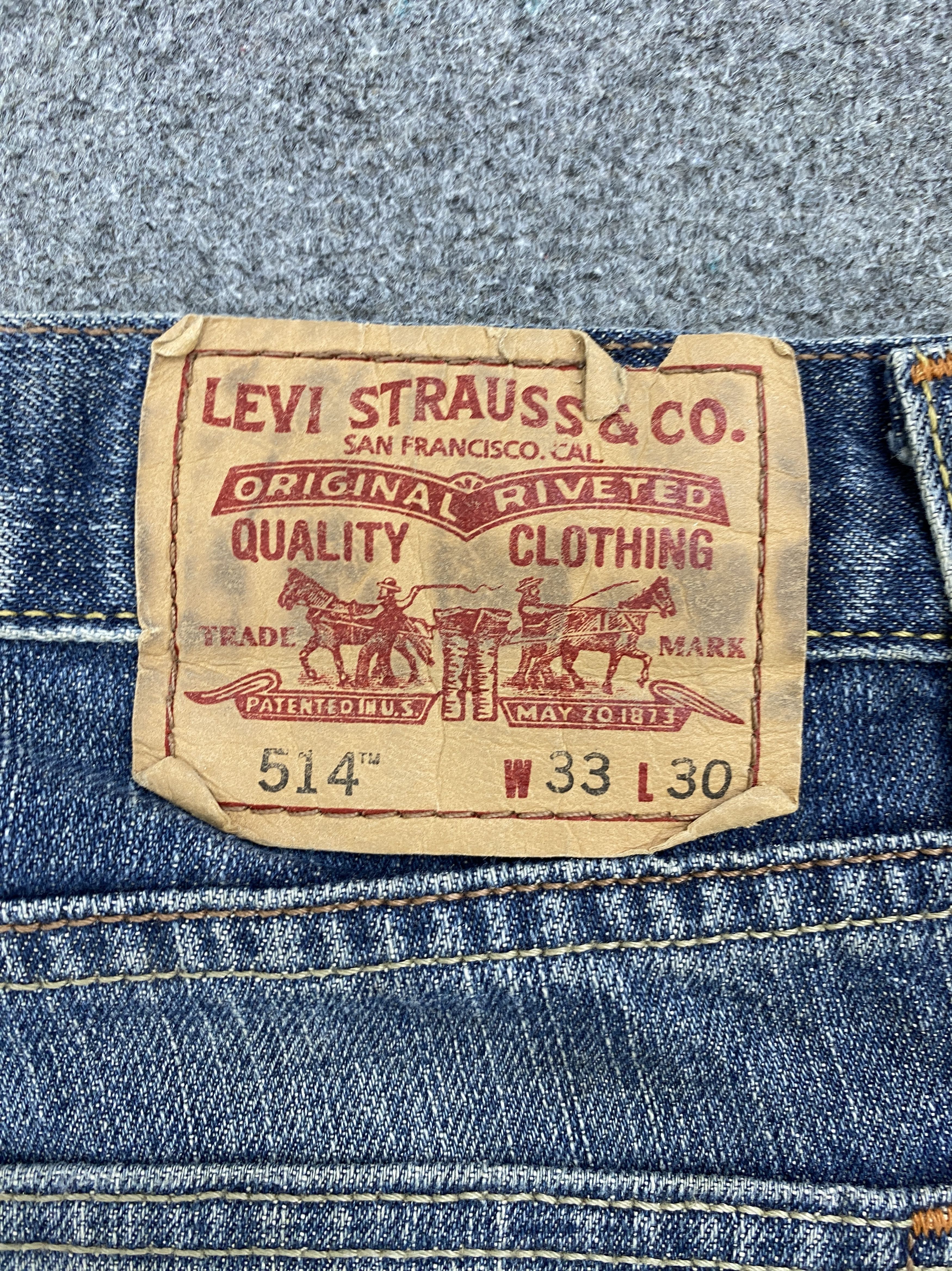 Levi's × Vintage Vintage Levi's 514 Splatter Paint Jeans Size US 31 - 5 Thumbnail