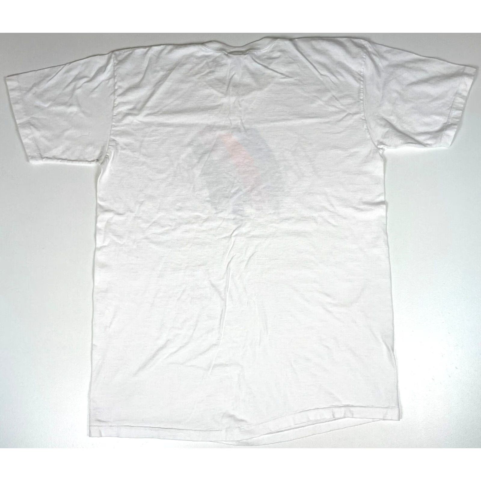 Iro VINTAGE Men’s 80s T-Shirt Jon Miro Art Playa del Carmen Mexico 2XL White Cotton Crew Neck Short Sleeve 80s Art Mens Miro Shirt Size US XXL / EU 58 / 5 - 2 Thumbnail