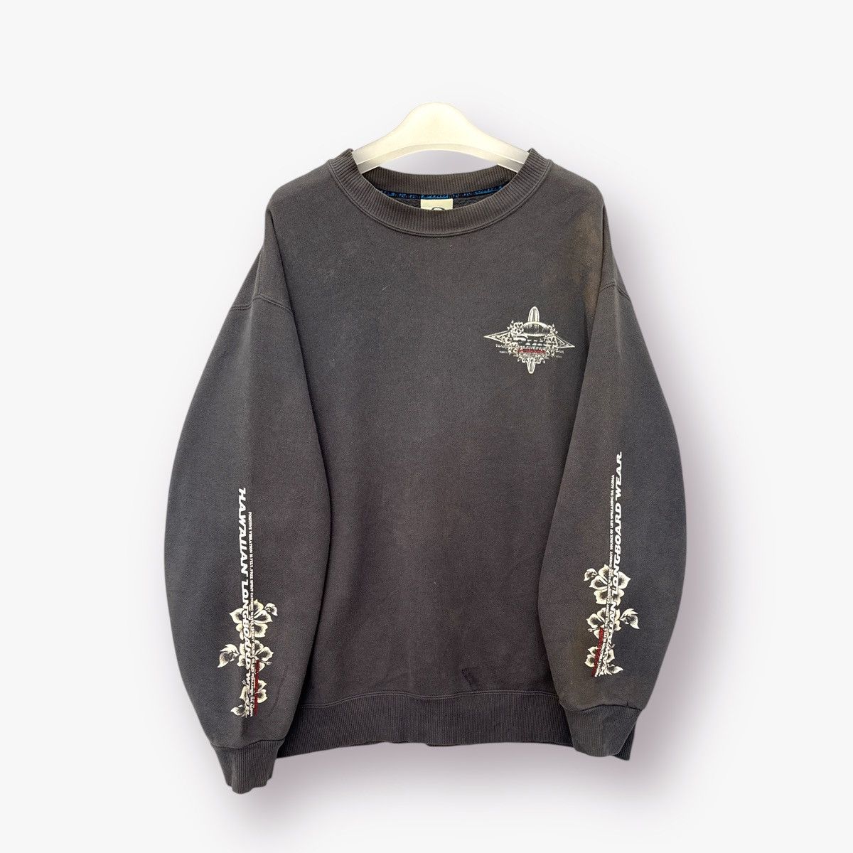 Vintage 🔥 SURF🔥 Distressed Piko surfing style Roundneck Sweatshirt Size US L / EU 52-54 / 3 - 6 Thumbnail