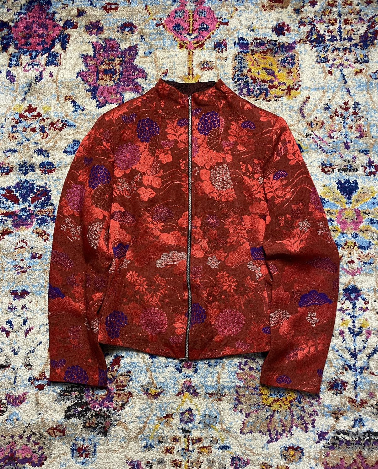 Kenzo × Vintage Vintage Kenzo Mandarin Collar Jacket 11564EP Size XS / US 0-2 / IT 36-38 - 1 Thumbnail