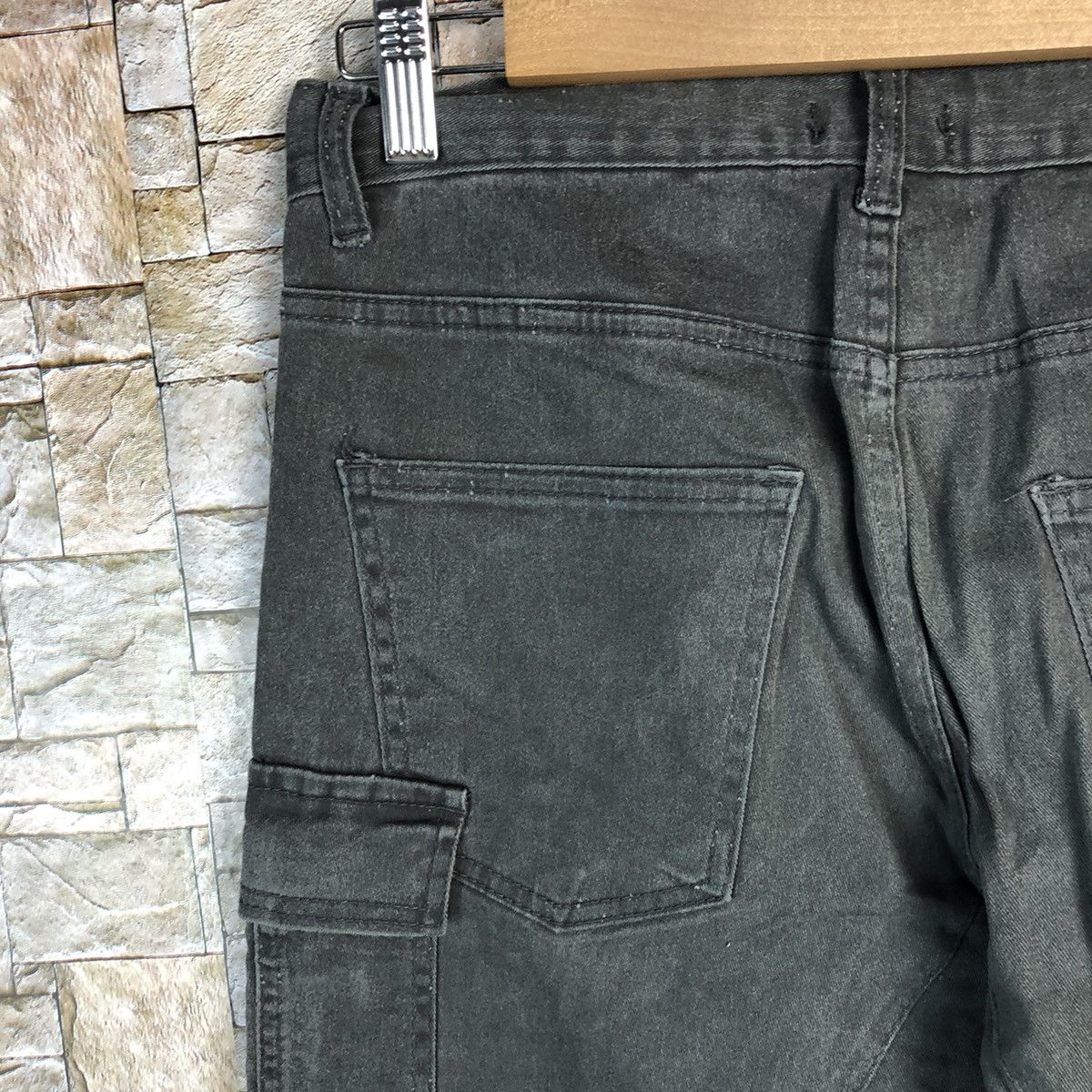 Japanese Brand Studio Deep Brown Cargo Multipocket Pants #A628 Size US 29 - 19 Thumbnail